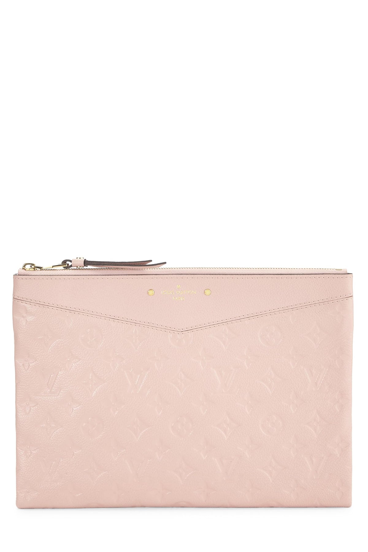 Louis Vuitton,  Rose Poudre Monogram Empreinte Daily Pouch, Pink