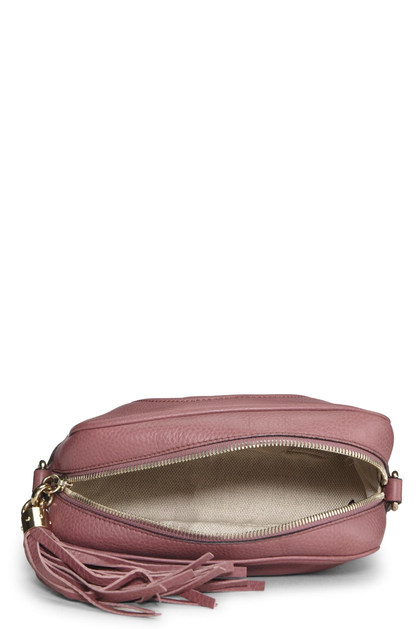 Gucci, Pink Grained Leather Soho Disco, Pink