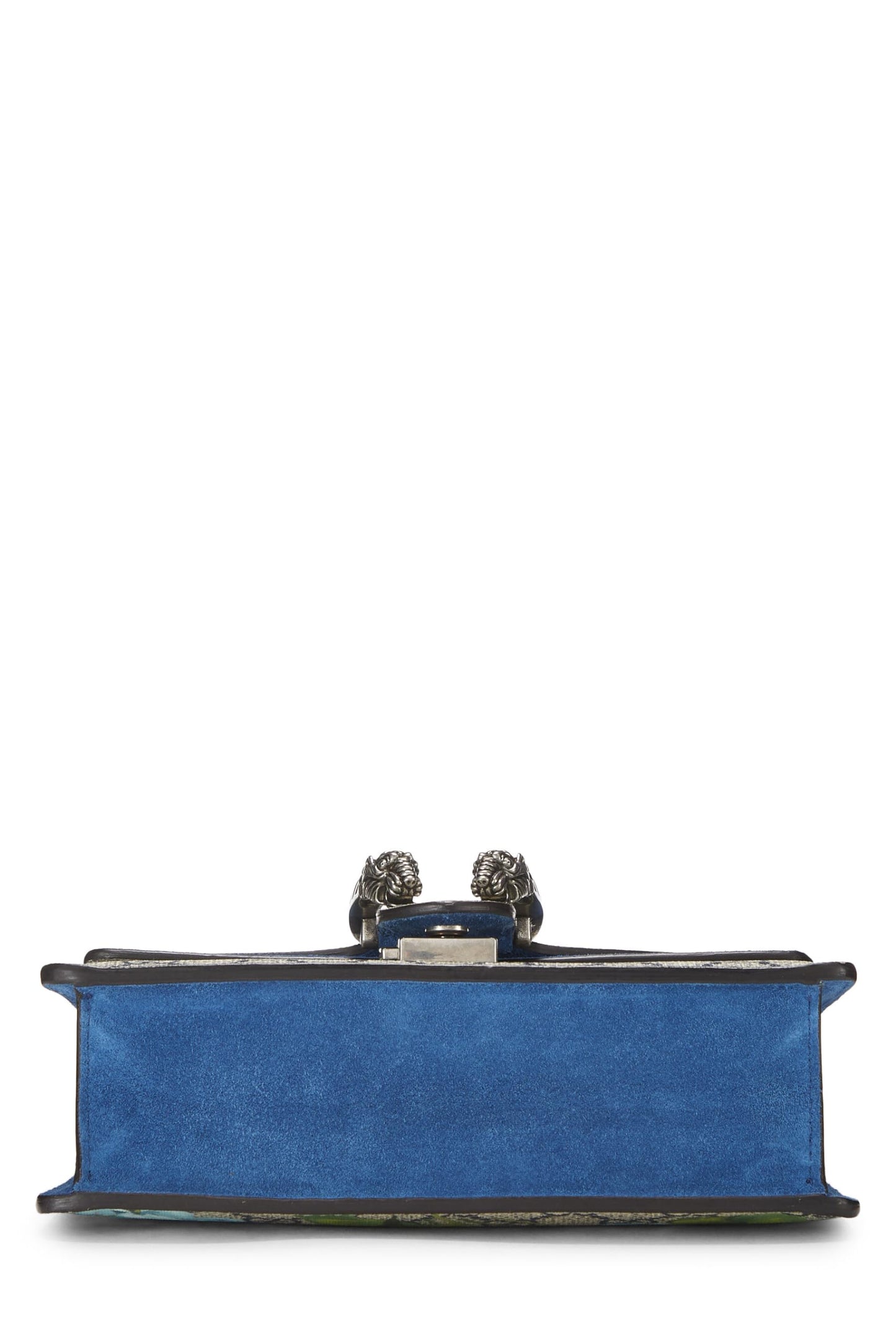 Gucci, Blue GG Blooms Supreme Canvas Dionysus Shoulder Bag Mini, Blue
