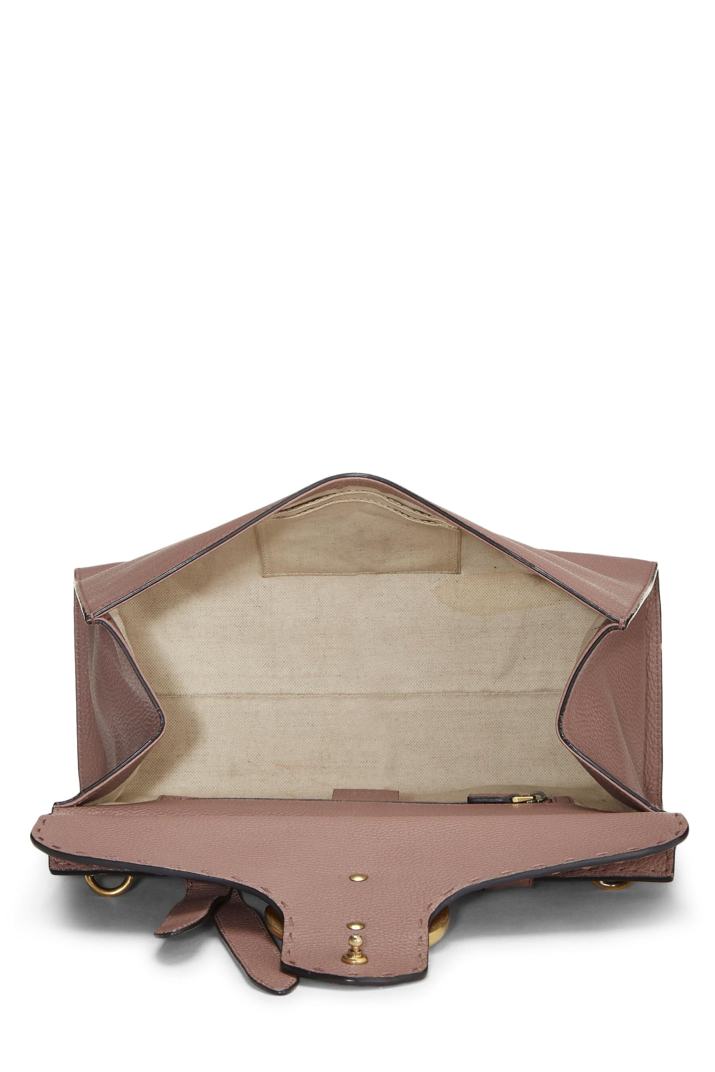 Gucci, Pink Leather Marmont Top Handle Flap Bag, Pink