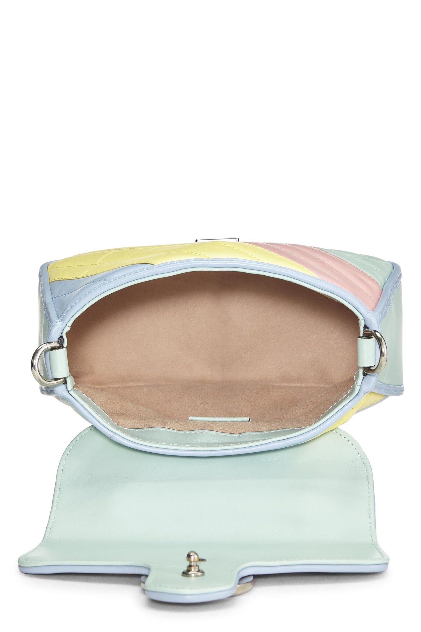 Gucci, Multicolor Leather Marmont Top Handle Flap Bag Mini, Multi