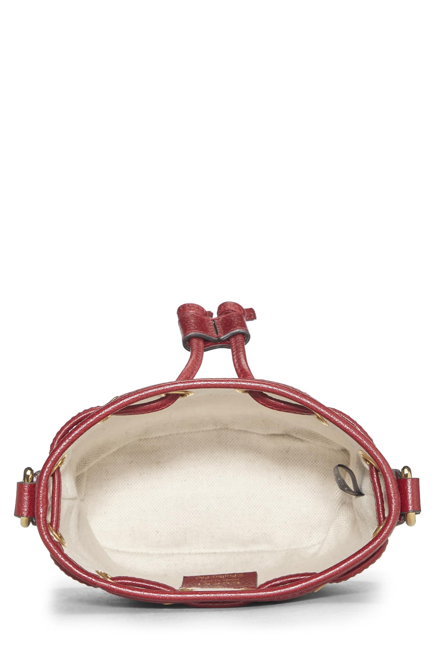 Gucci, Doraemon x Gucci Coated Canvas Bucket Bag Mini, Red