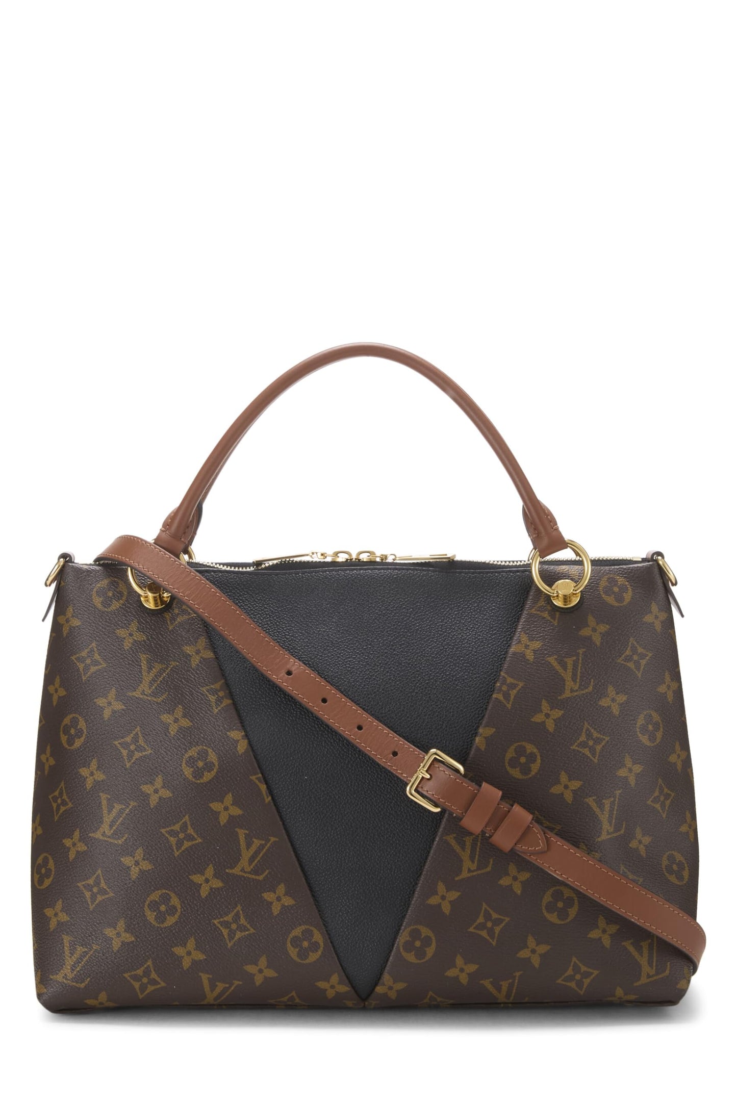 Louis Vuitton,  Black Monogram Canvas V Tote MM, Black