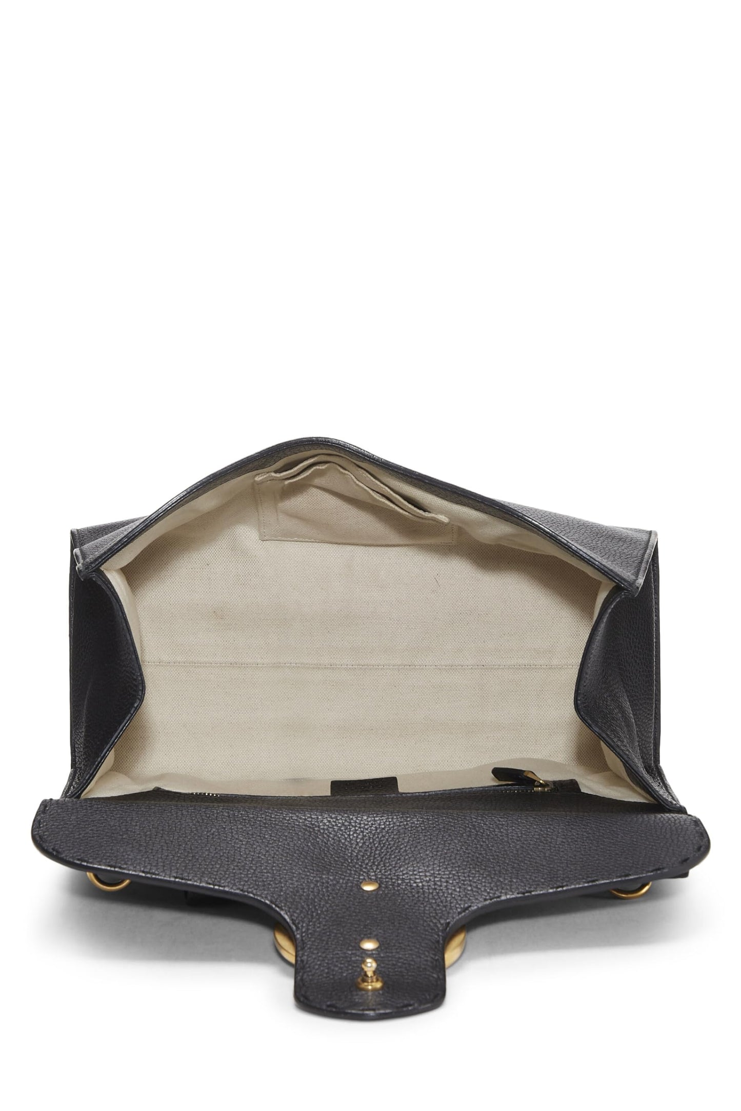 Gucci, Black Leather GG Marmont Top Handle Flap Bag Small, Black