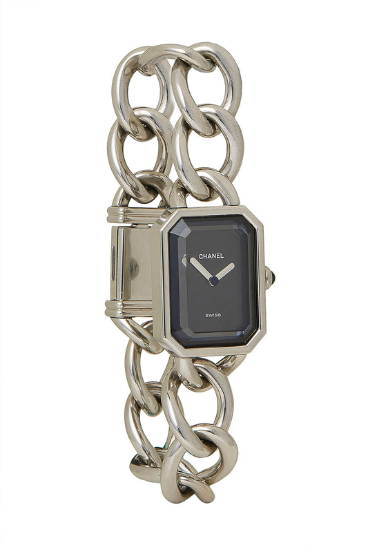 Chanel,  Silver Premiere Watch Medium, Silver
