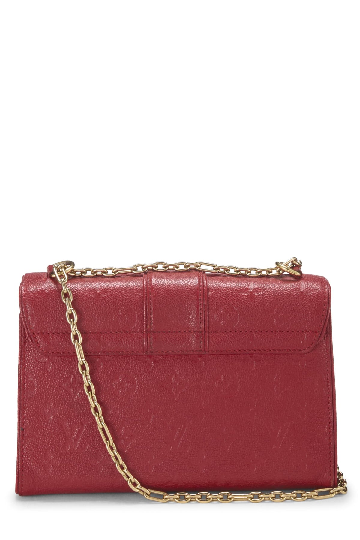 Louis Vuitton,  Cherry Monogram Empreinte Saint Sulpice PM, Red