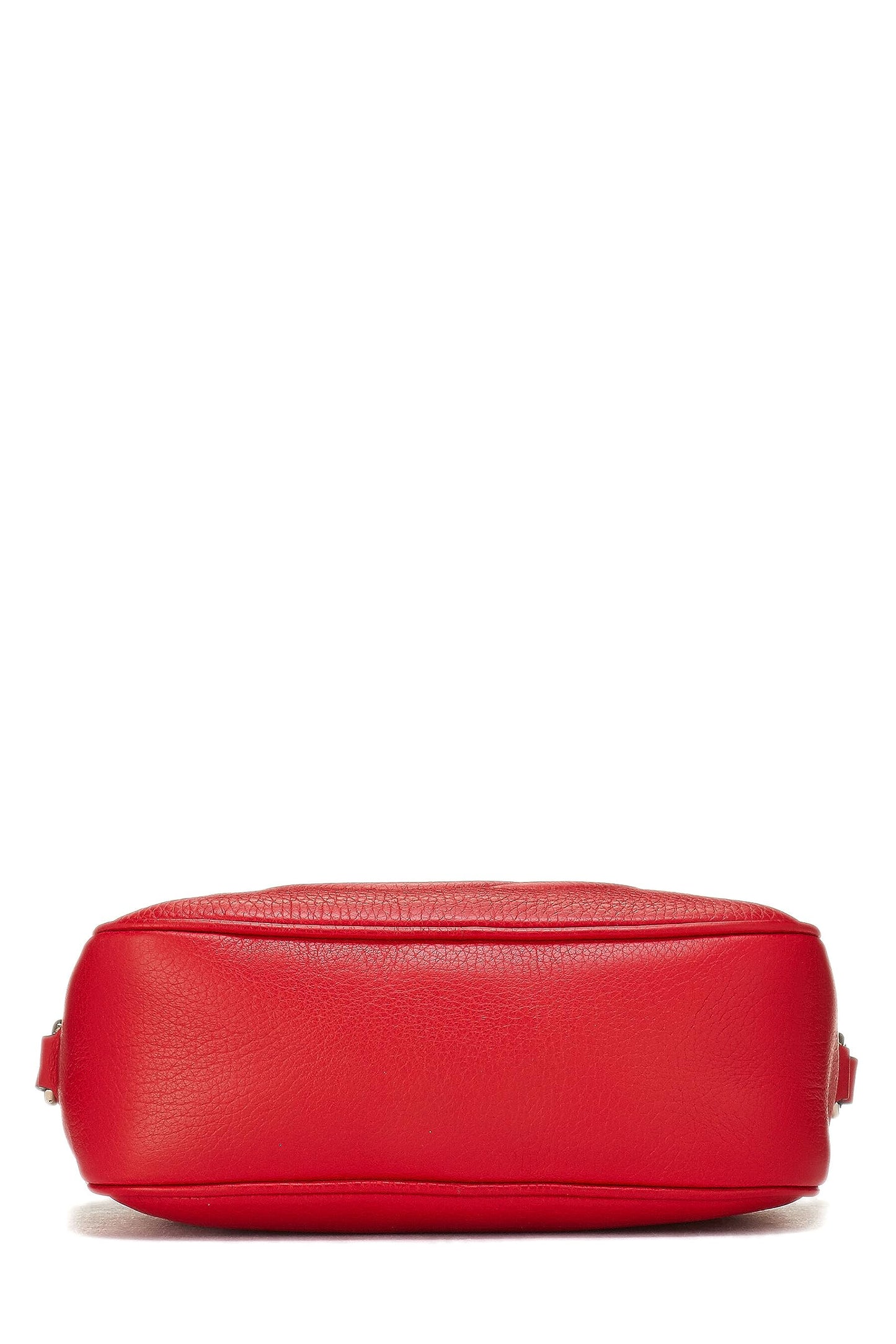Gucci, Red Grained Leather Soho Disco, Red