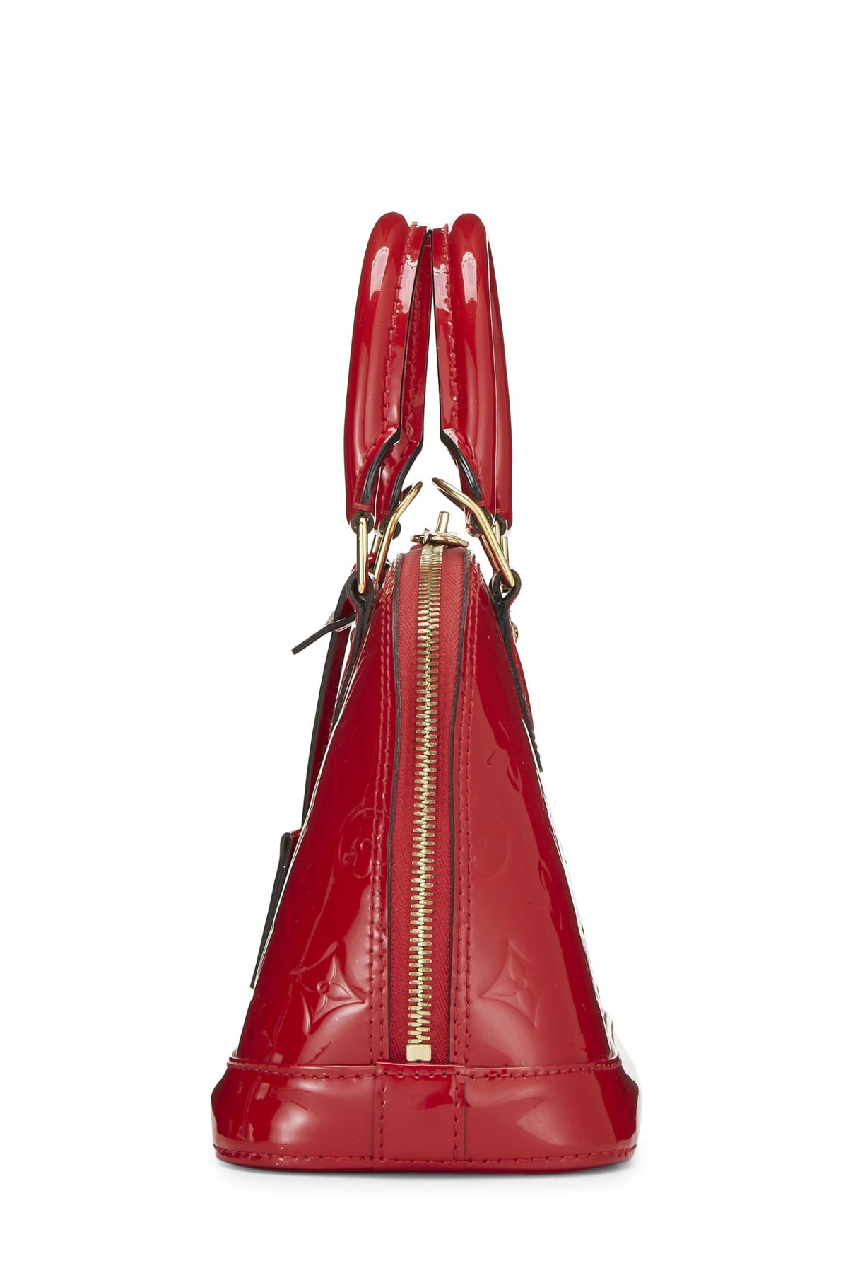 Louis Vuitton,  Cerise Monogram Vernis Alma BB, Red
