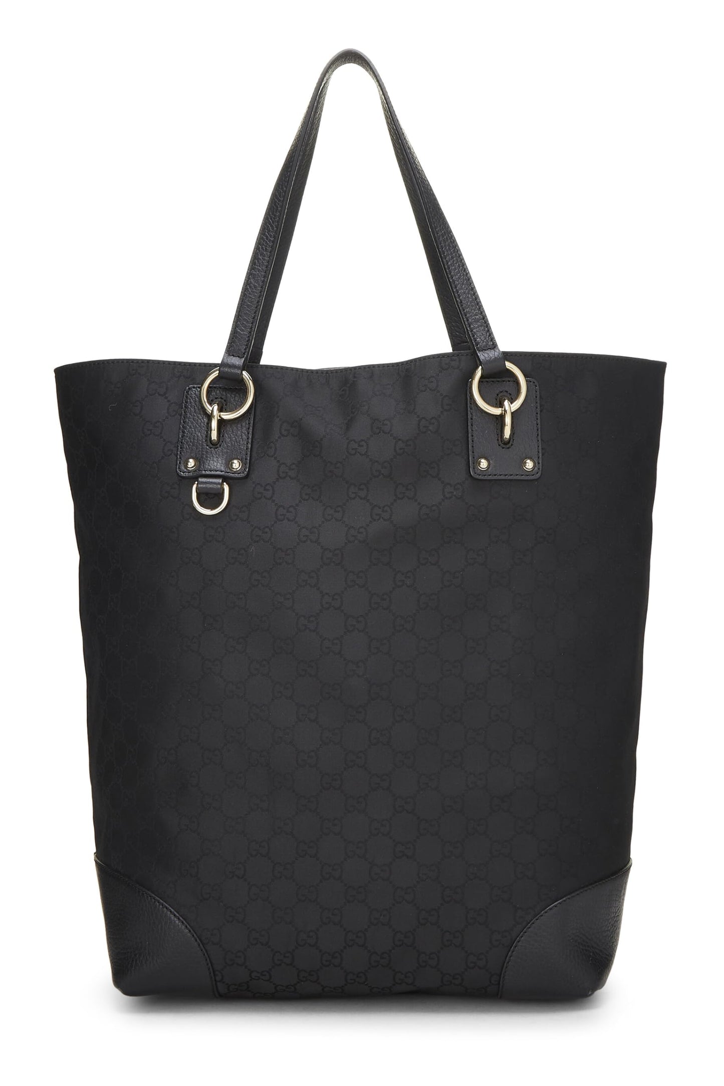 Gucci, Black Nylon GG Tote Bag, Black
