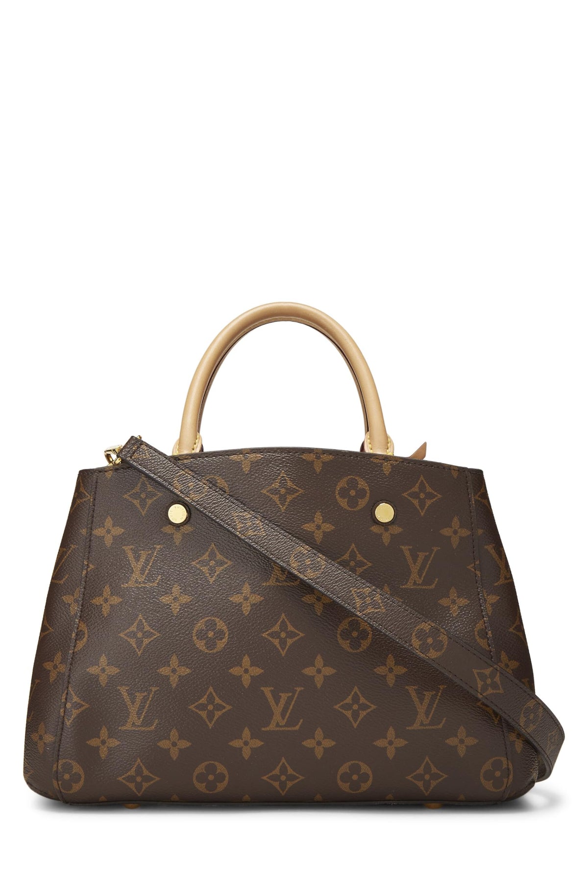 Louis Vuitton,  Monogram Canvas Montaigne BB, Brown