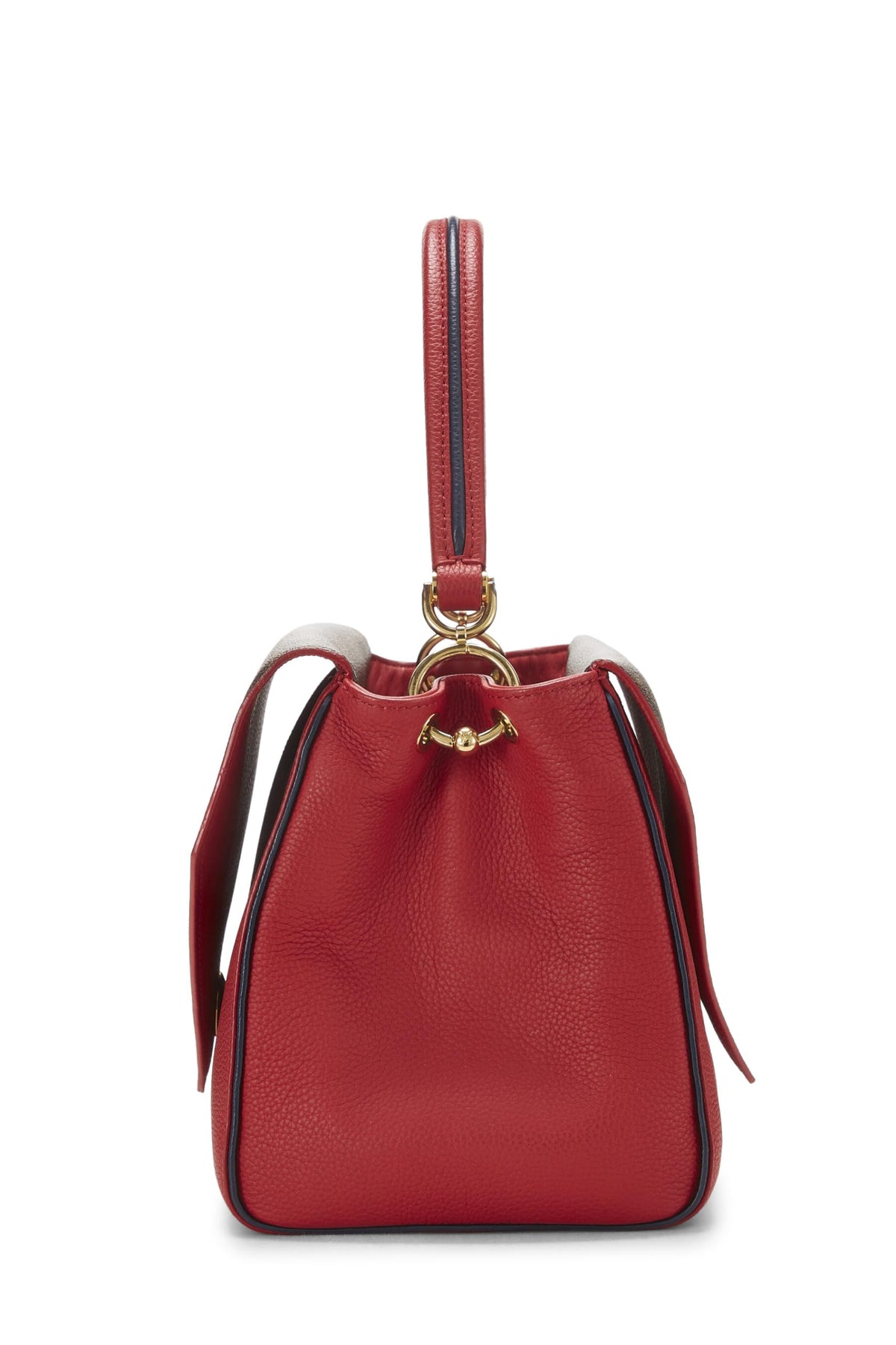 Louis Vuitton,  Red Monogram Leather Double V Bag, Red