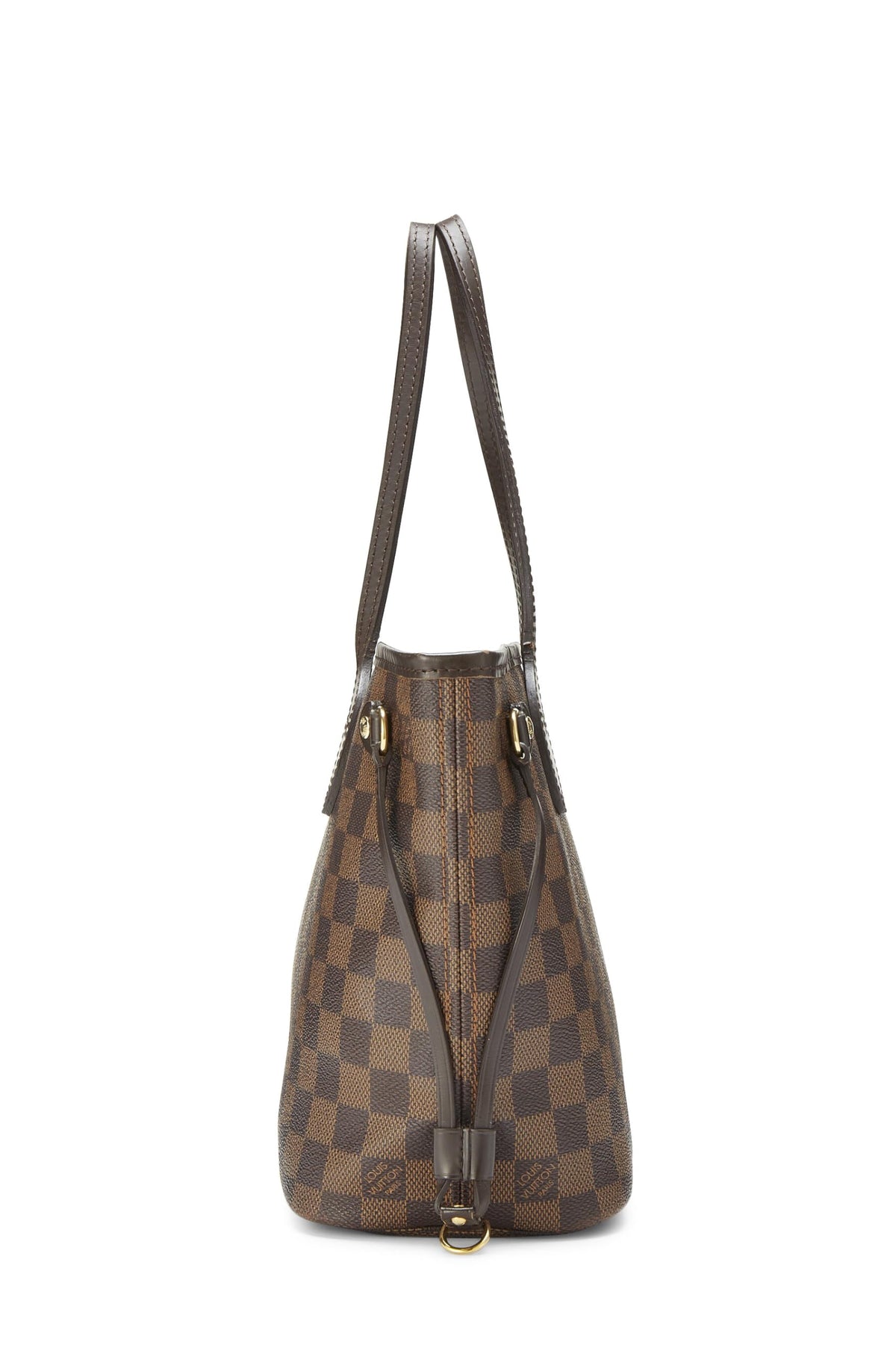 Louis Vuitton,  Damier Ebene Neverfull PM, Brown