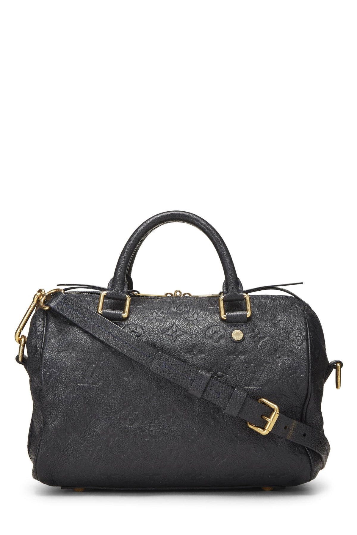 Louis Vuitton,  Blue Infini Empreinte Speedy Bandouliere 25, Navy