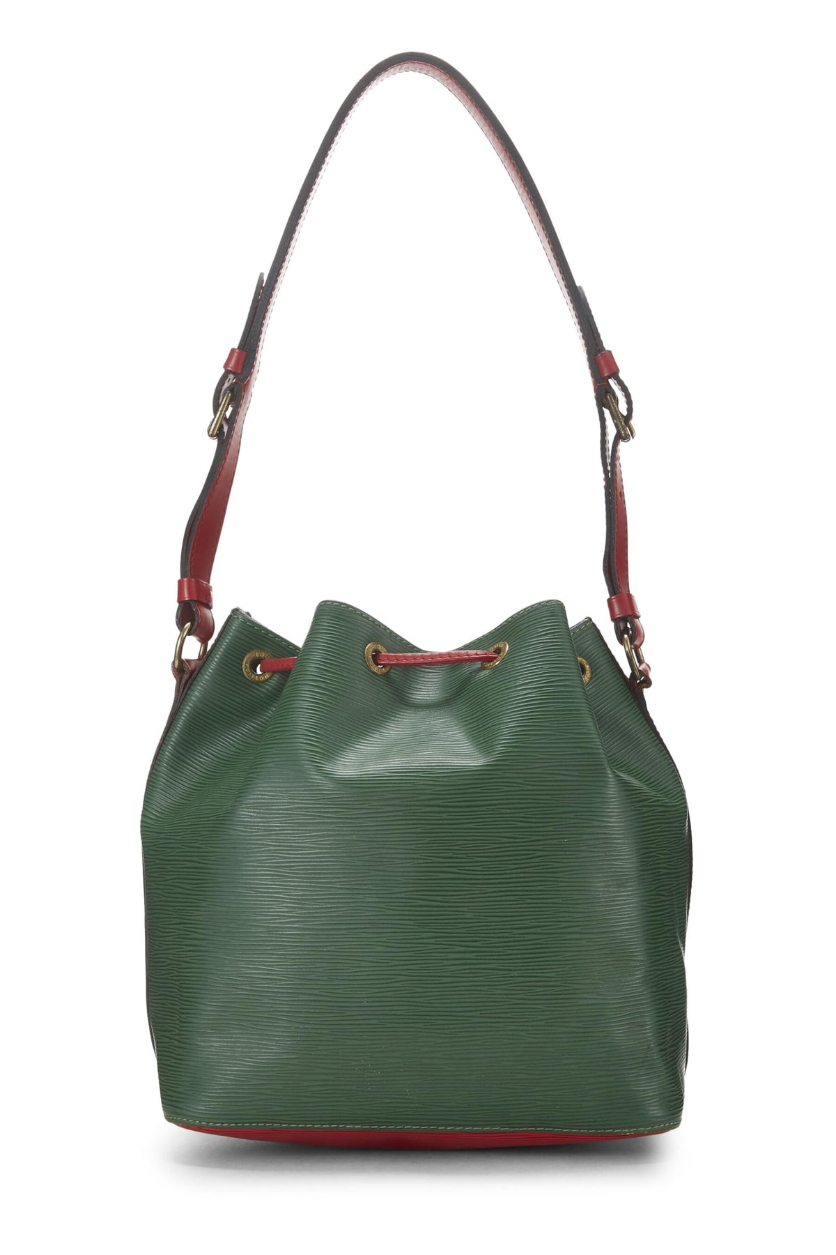 Louis Vuitton,  Bicolor Borneo Green & Red Epi Noé Petite, Multi