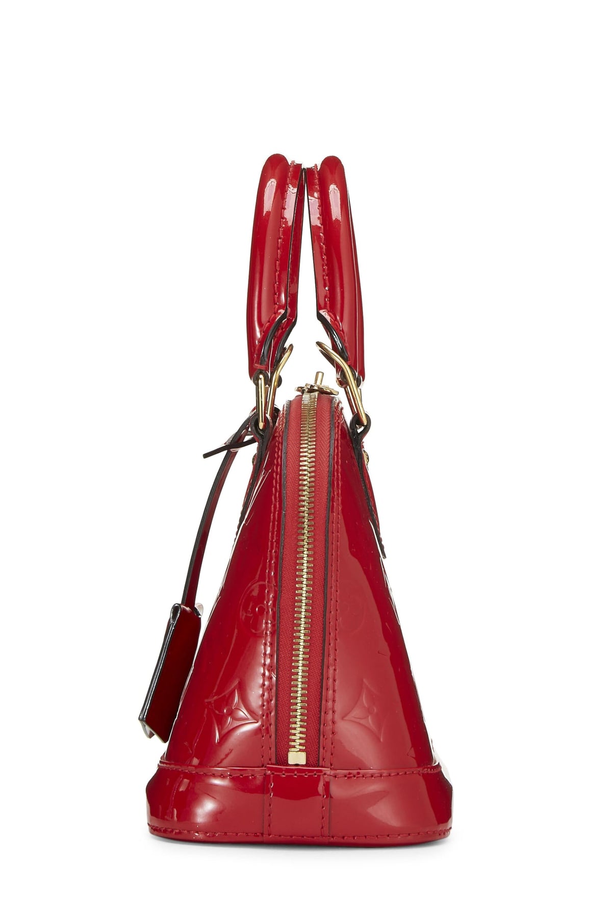 Louis Vuitton,  Cerise Monogram Vernis Alma BB, Red