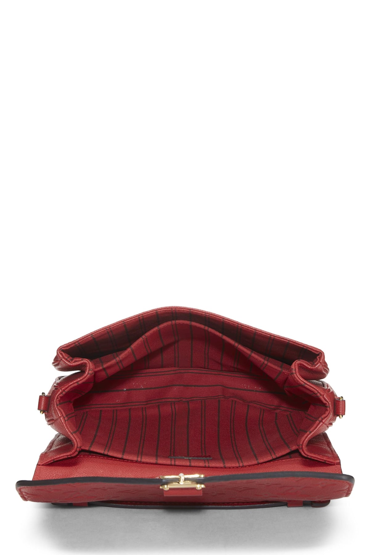 Louis Vuitton,  Cherry Monogram Empreinte Pochette Metis, Red