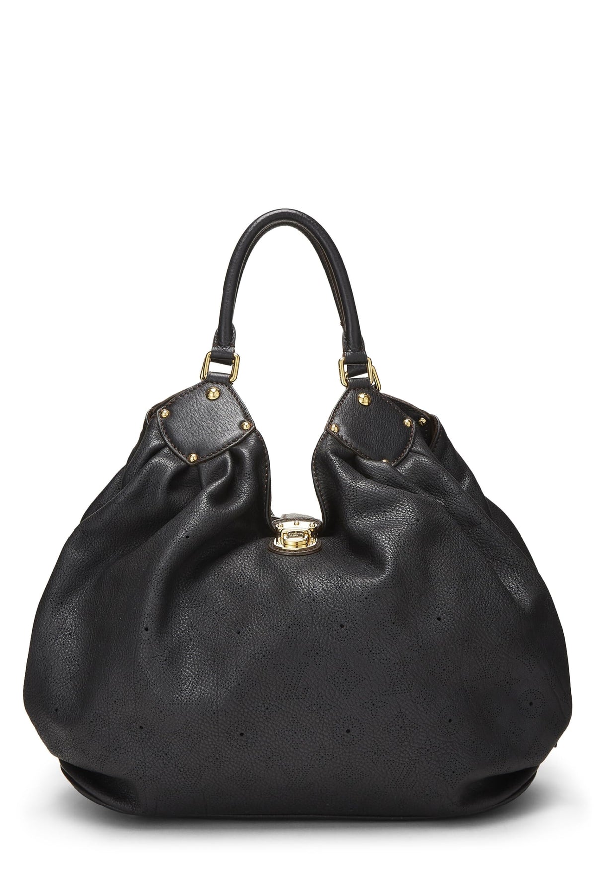 Louis Vuitton,  Black Monogram Mahina XL, Black