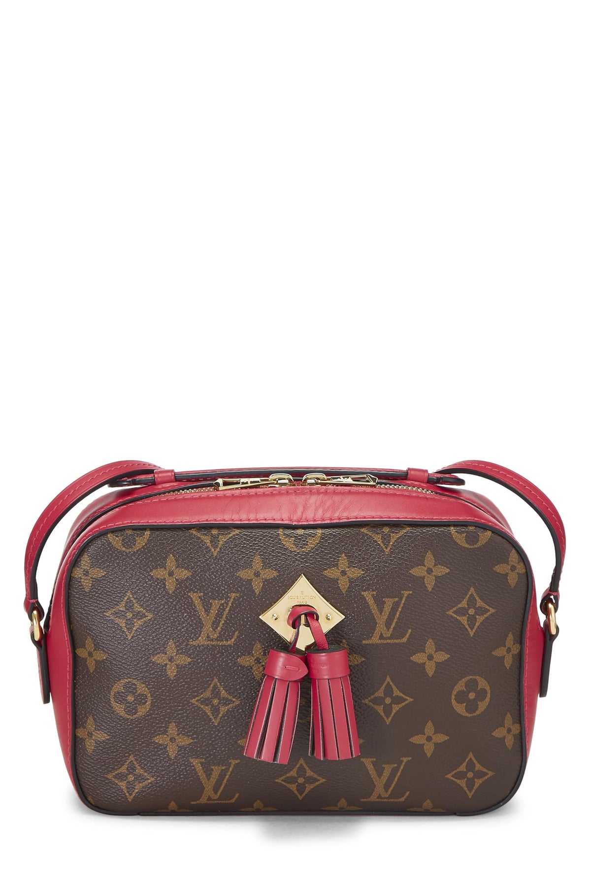 Louis Vuitton,  Pink Monogram Canvas Saintonge, Pink