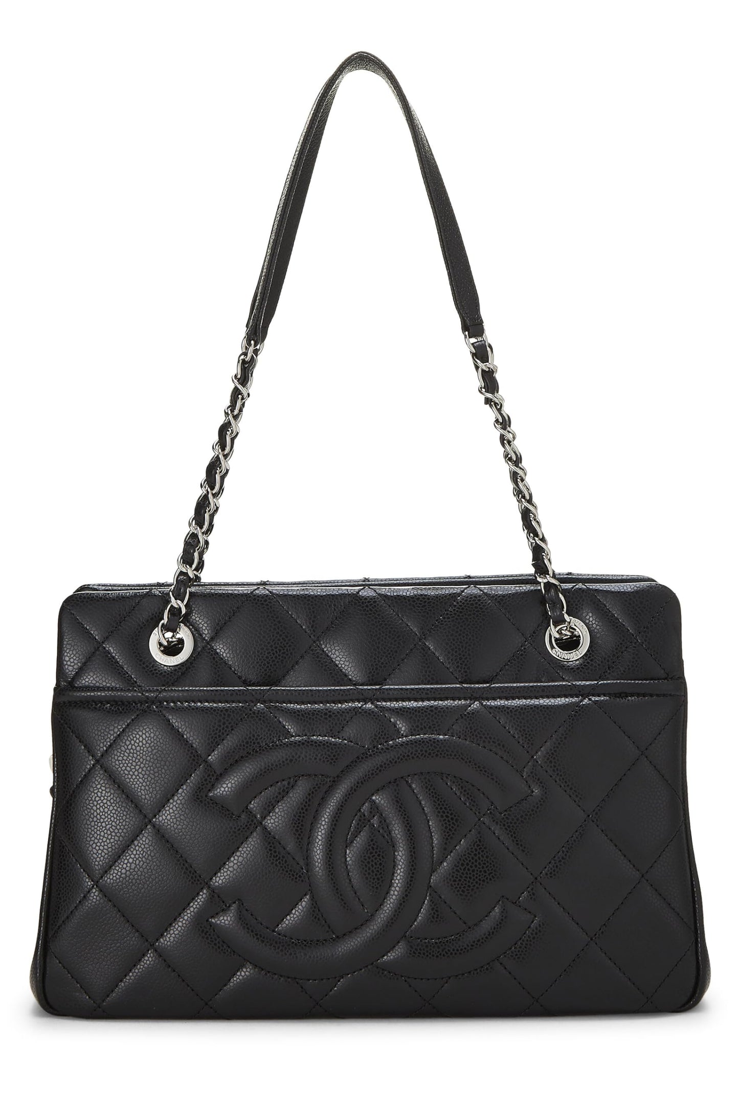 Chanel,  Black Caviar Timeless 'CC' Tote Medium, Black
