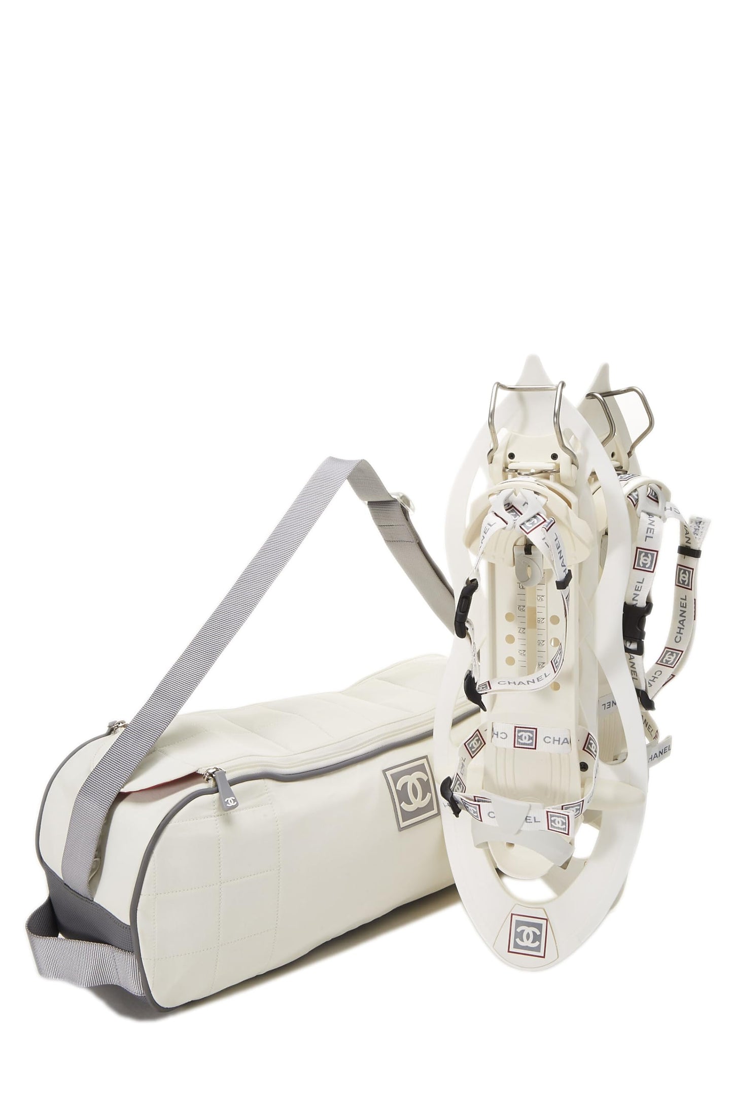 Chanel,  White Sportline Snow Shoes, White