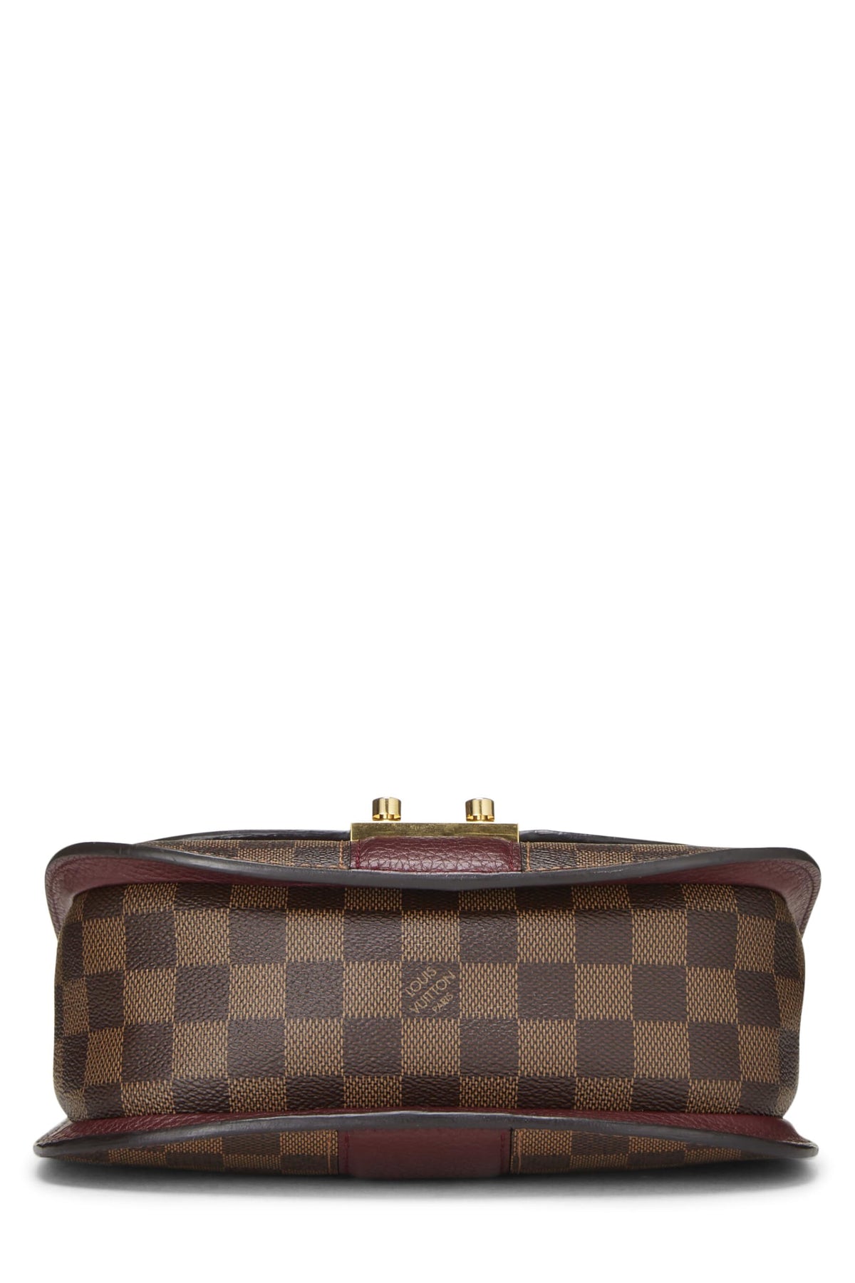 Louis Vuitton,  Black Damier Ebene Wight, Burgundy