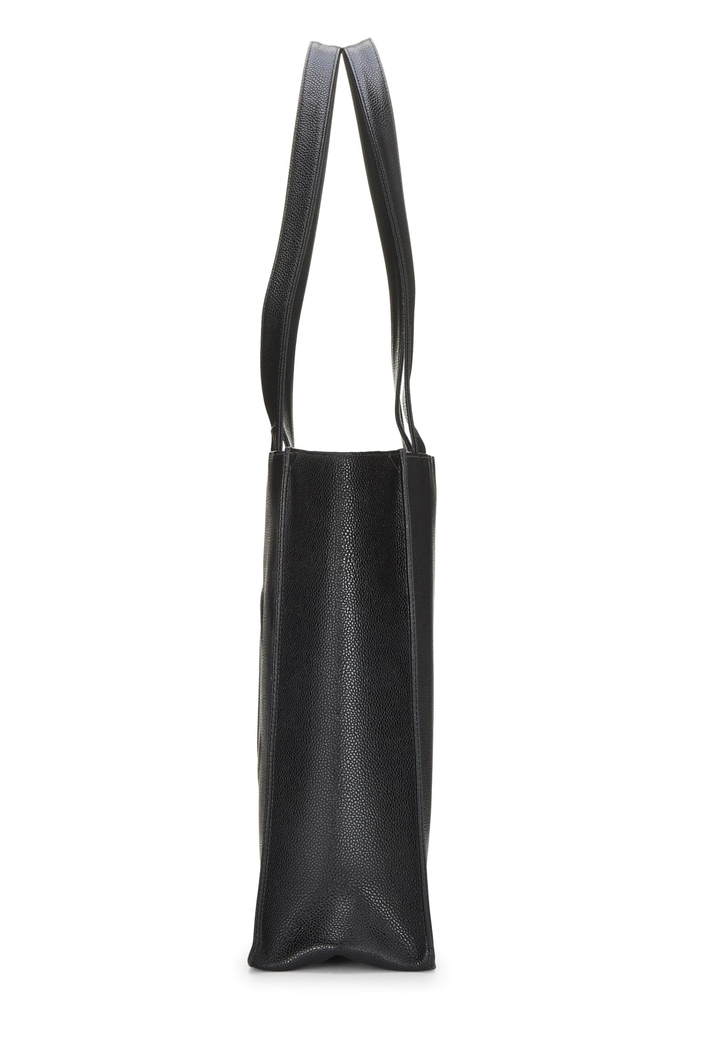 Chanel,  Black Caviar 'CC' Tote Medium, Black