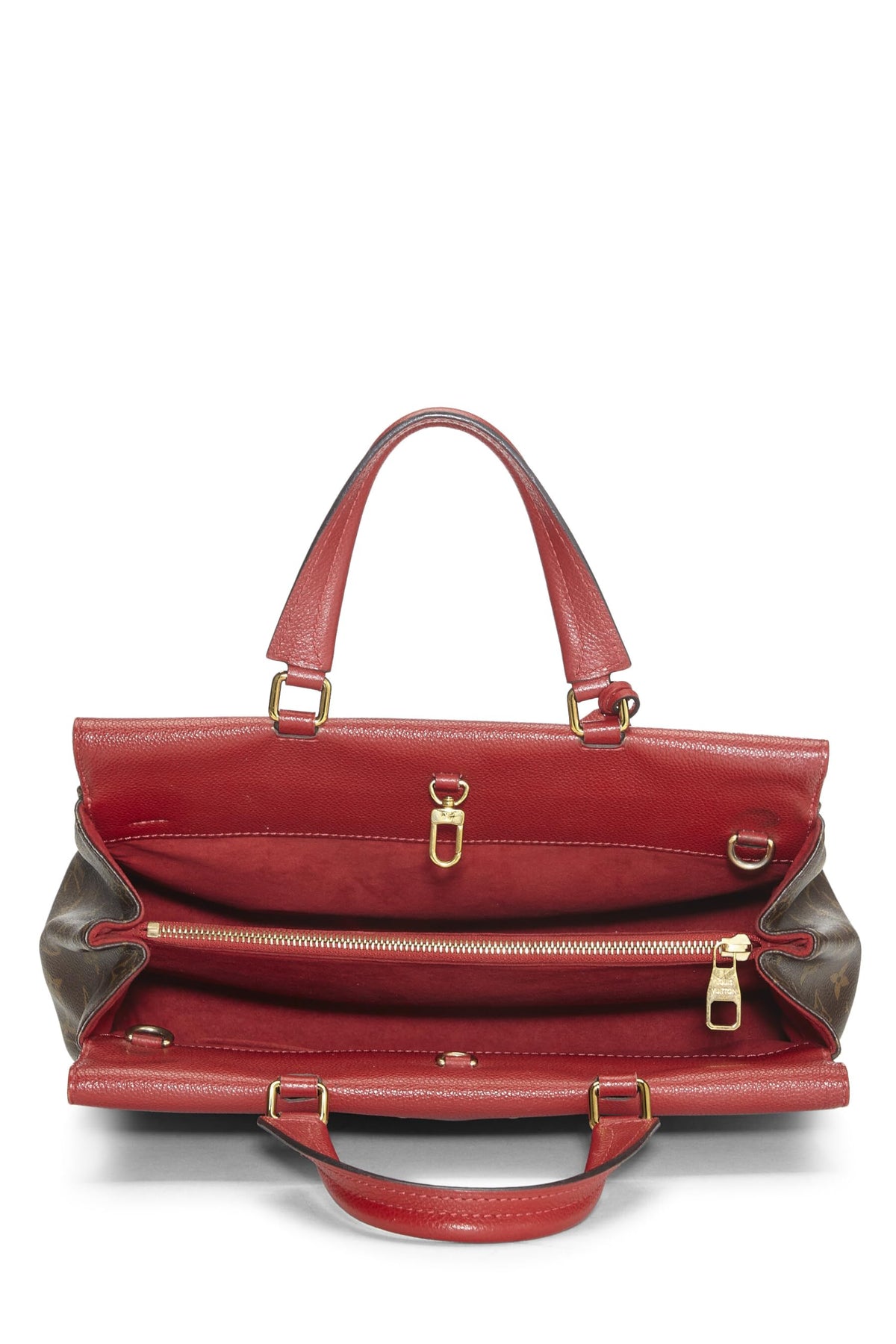 Louis Vuitton,  Navy Monogram Canvas Venus, Red
