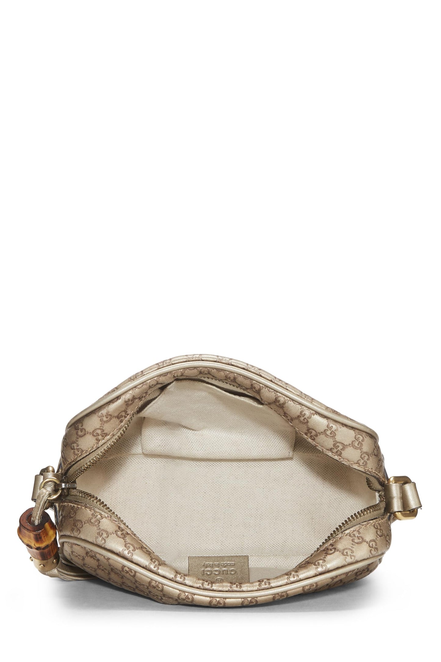 Gucci, Gold Microguccissima Leather Camera Bag, Gold