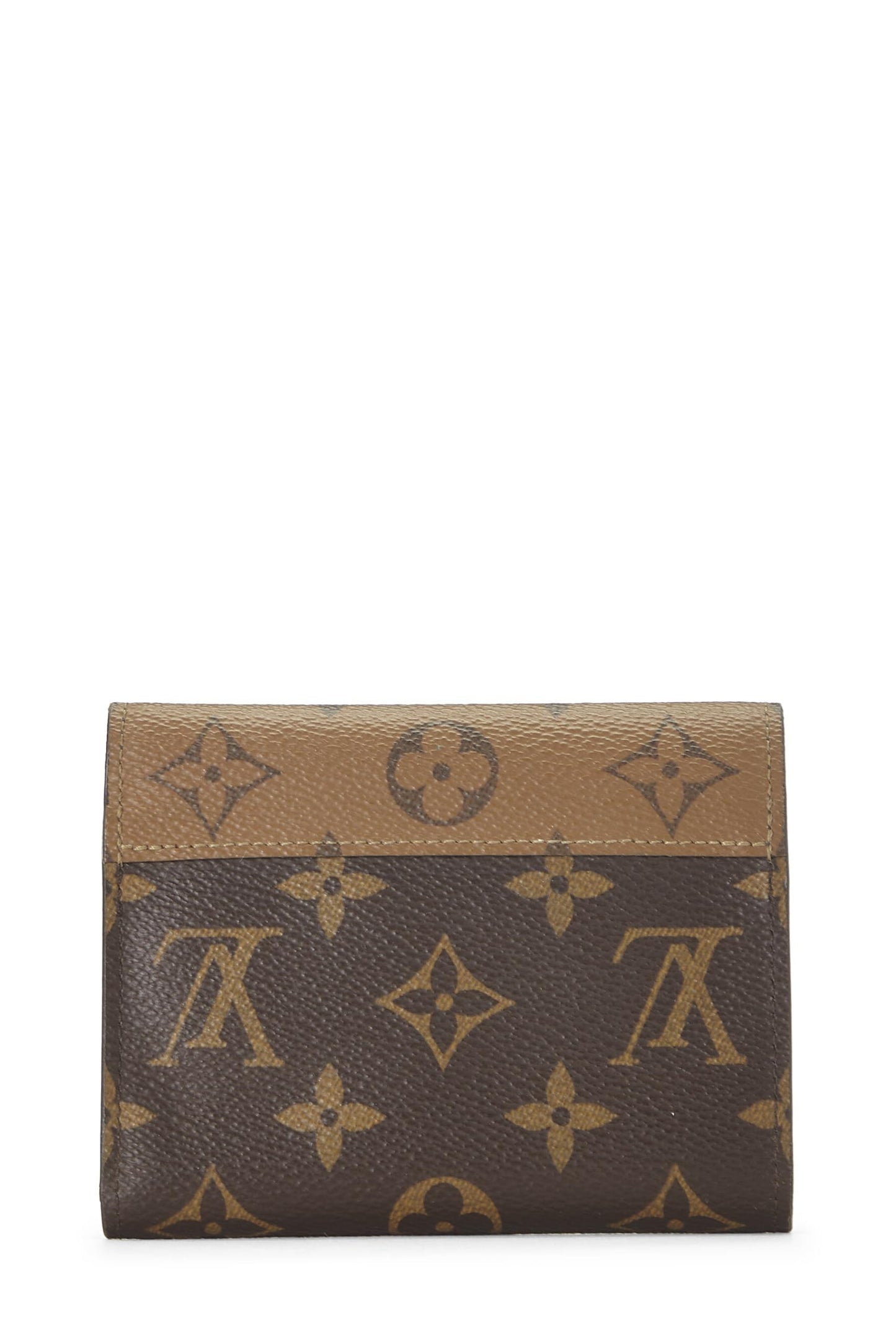 Louis Vuitton,  Monogram Canvas Reversed Victorine Wallet, Brown