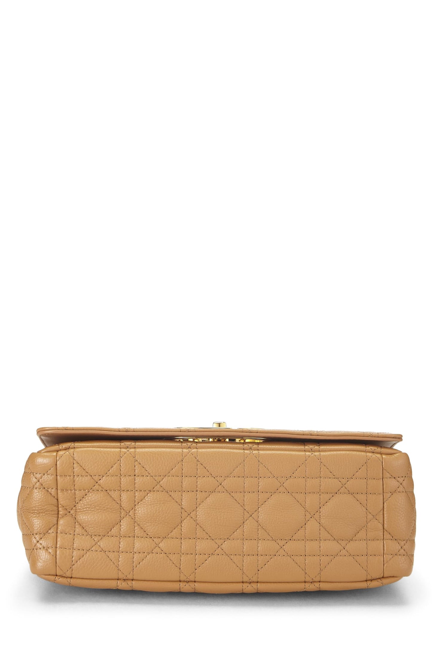 Dior,  Brown Cannage Calfskin Caro Bag Medium, Brown