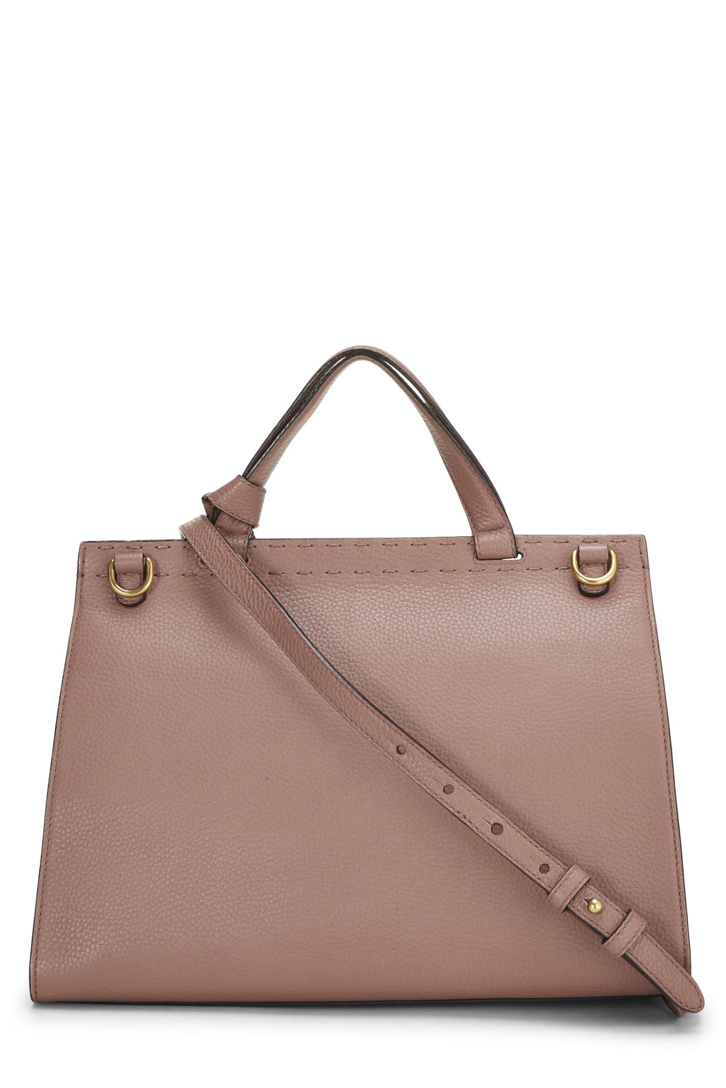 Gucci, Pink Leather Marmont Top Handle Flap Bag, Pink