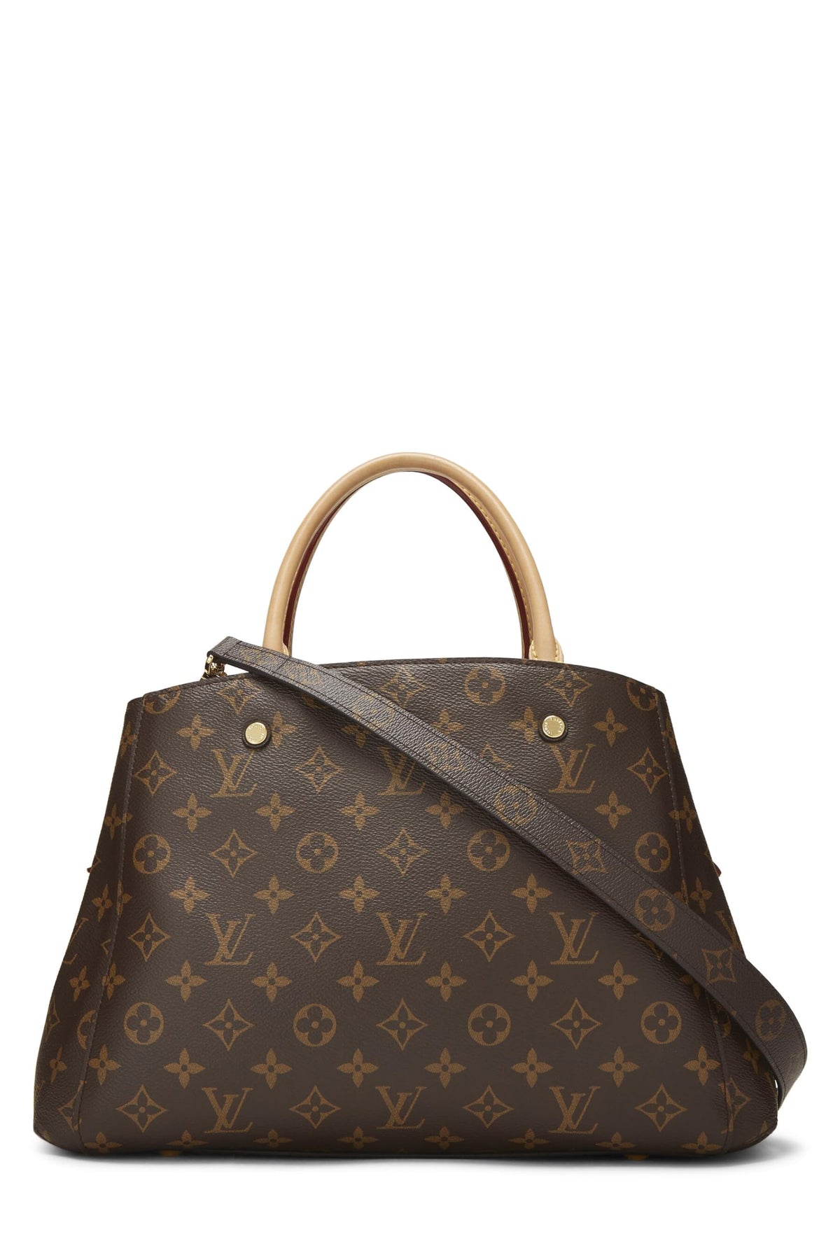 Louis Vuitton,  Monogram Canvas Montaigne MM, Brown