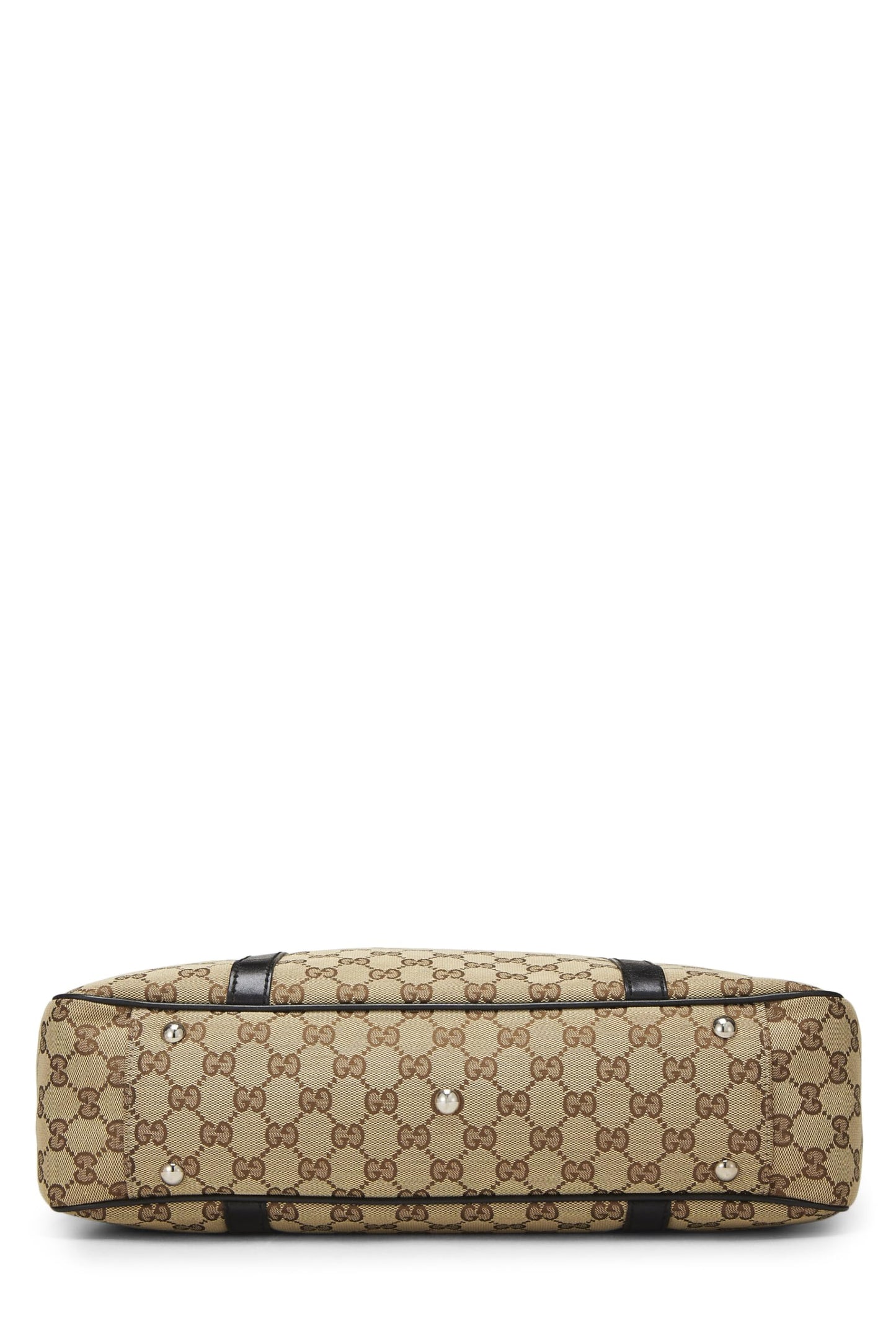 Gucci, Black Original GG Canvas Twins Tote, Black