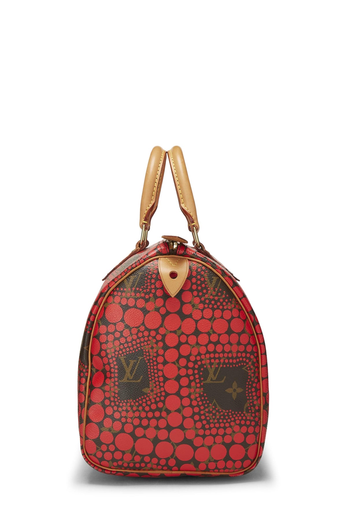 Louis Vuitton,  Yayoi Kusama x Louis Vuitton Red Monogram Dots Infinity Speedy 30, Red