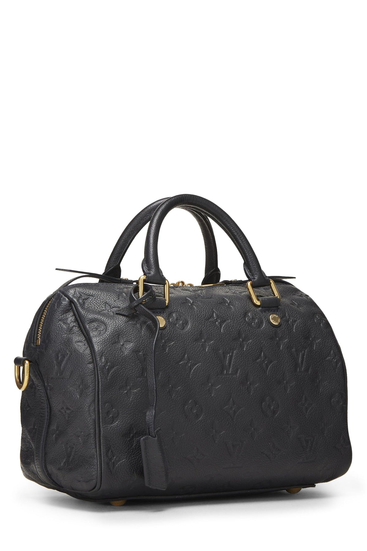 Louis Vuitton,  Blue Infini Empreinte Speedy Bandouliere 25, Navy