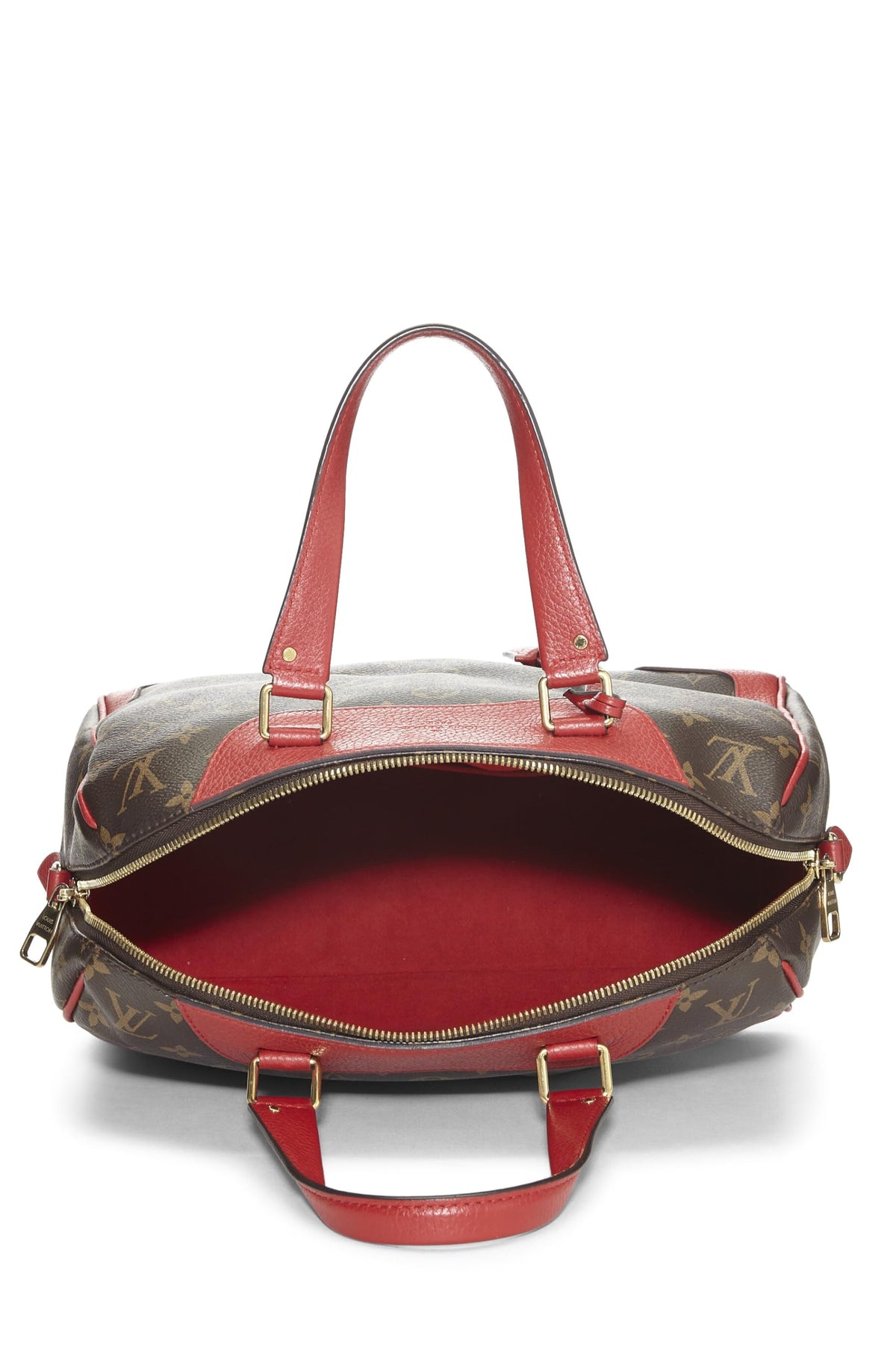Louis Vuitton,  Red Monogram Canvas Retiro NM, Red
