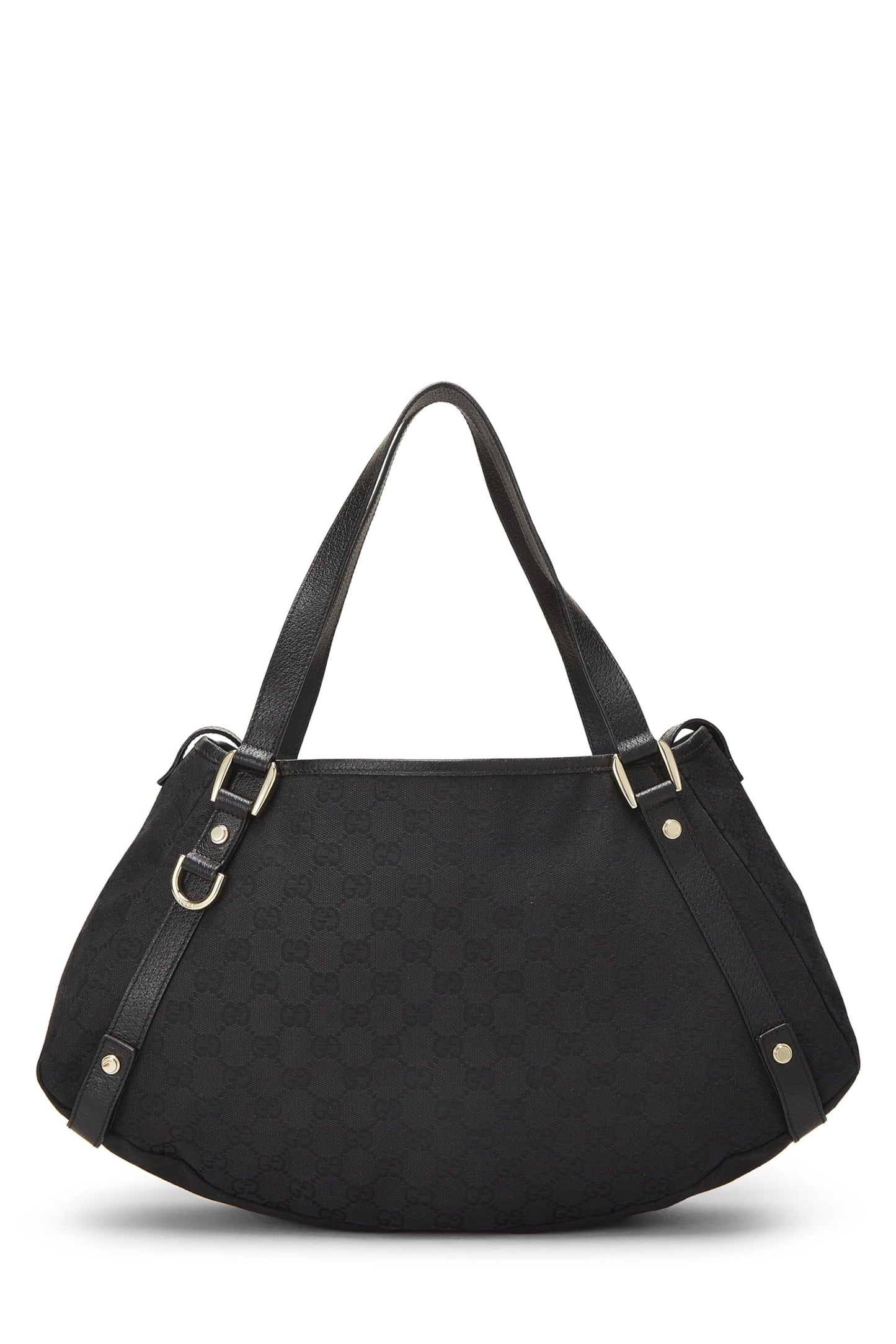 Gucci, Black Original GG Canvas Abbey Tote, Black