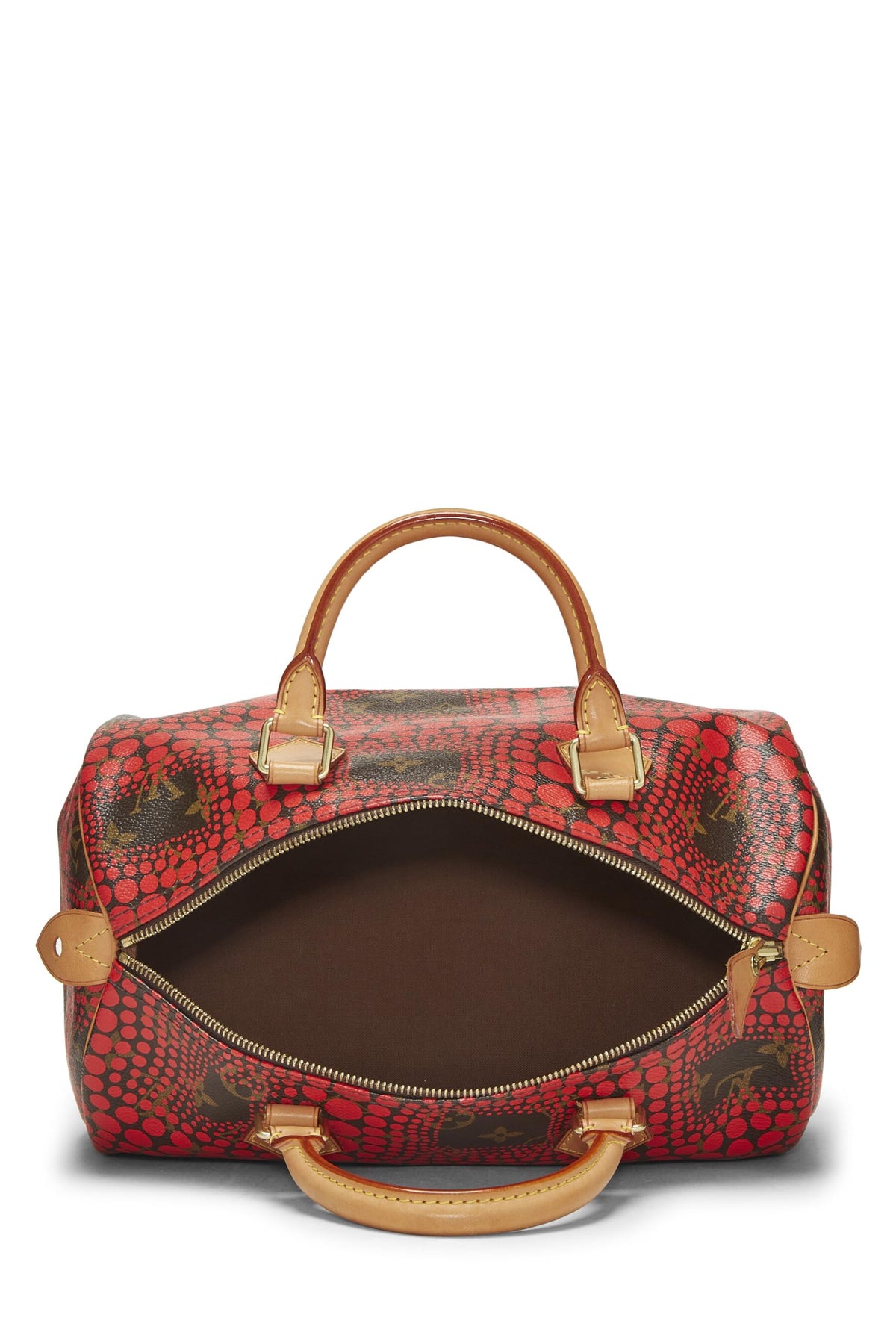 Louis Vuitton,  Yayoi Kusama x Louis Vuitton Red Monogram Dots Infinity Speedy 30, Red