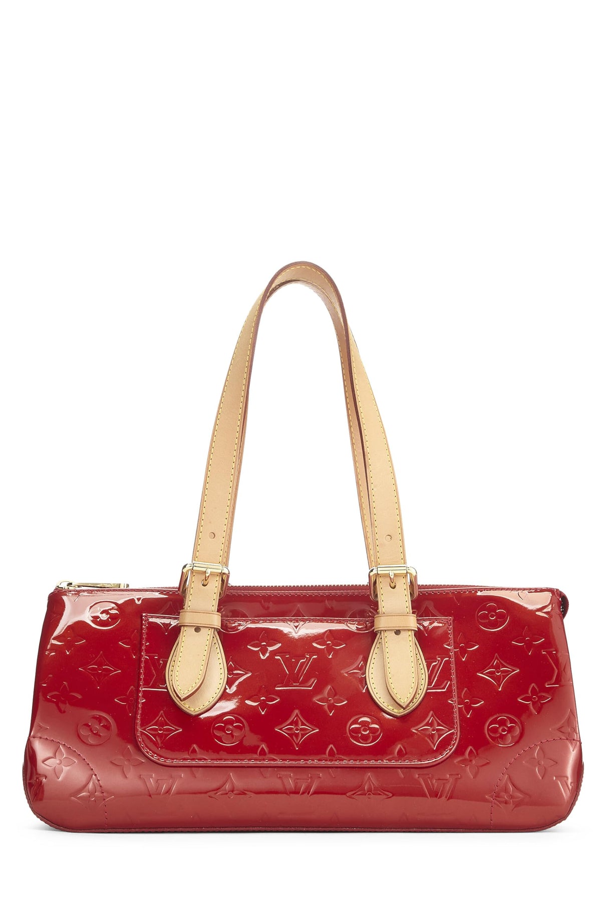 Louis Vuitton,  Pomme D'amour Monogram Vernis Rosewood Avenue, Red