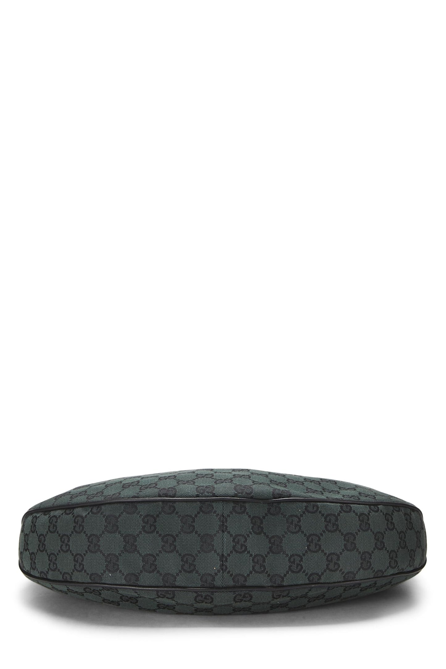 Gucci, Green GG Canvas Half Moon Hobo, Green