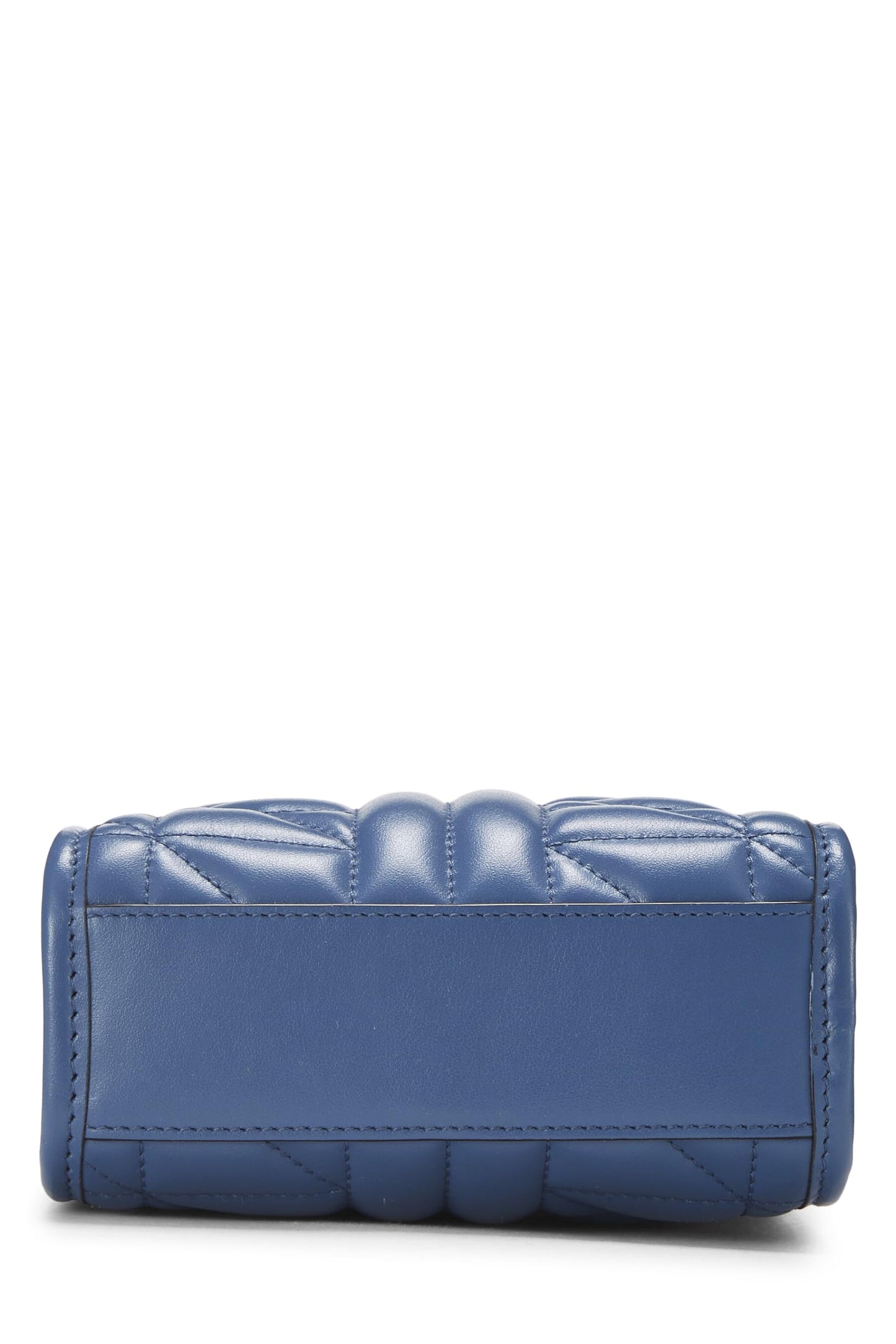 Gucci, Blue Leather GG Marmont Convertible Shoulder Bag, Blue