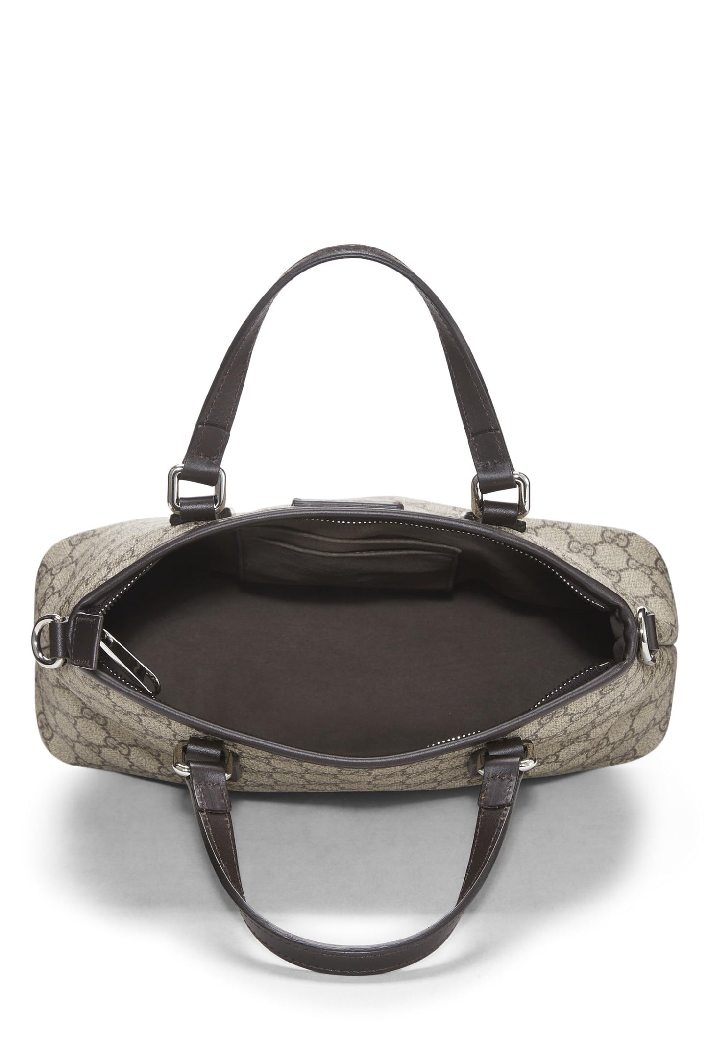 Gucci, Brown Original GG Supreme Canvas Zip Tote, Brown