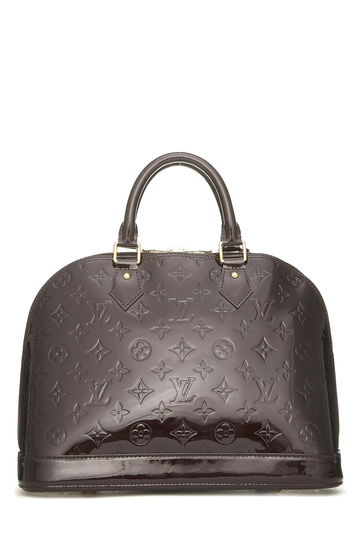 Louis Vuitton,  Amarante Monogram Vernis Alma PM, Purple