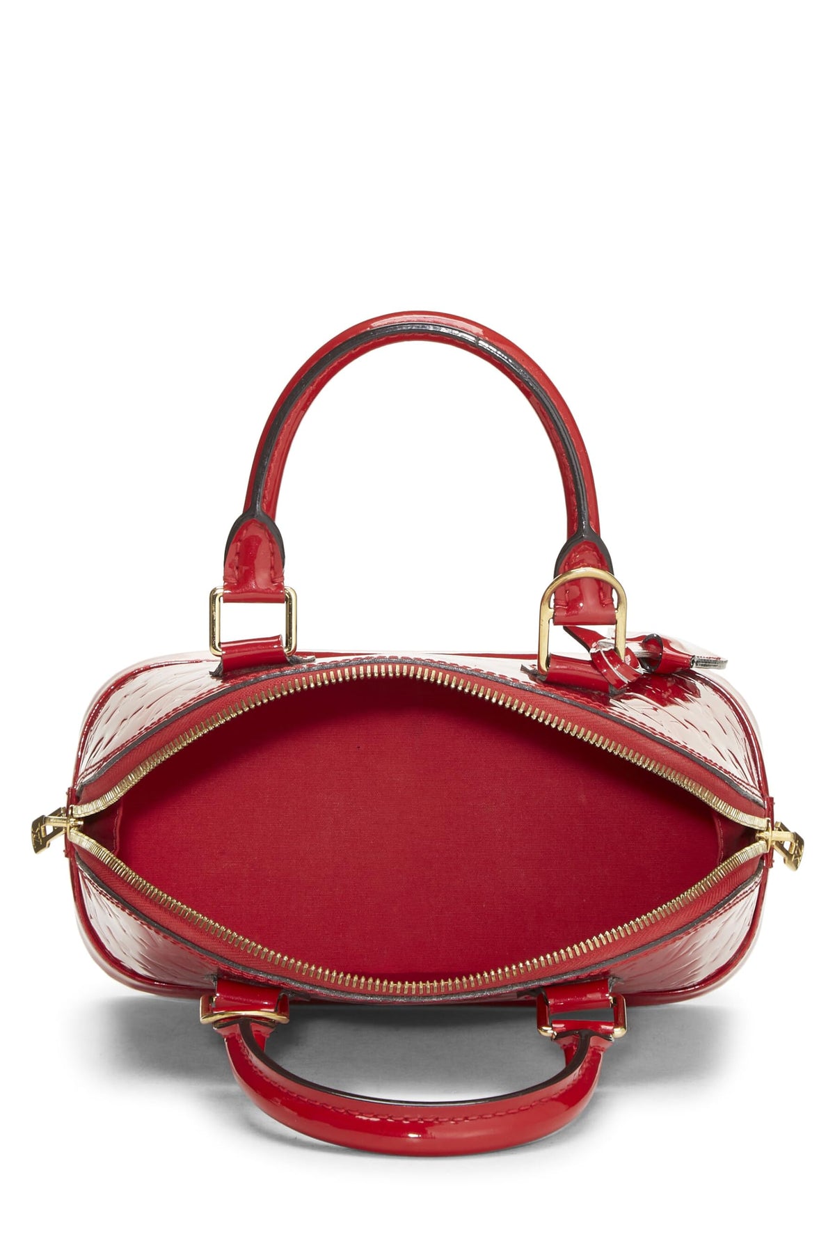 Louis Vuitton,  Cerise Monogram Vernis Alma BB, Red