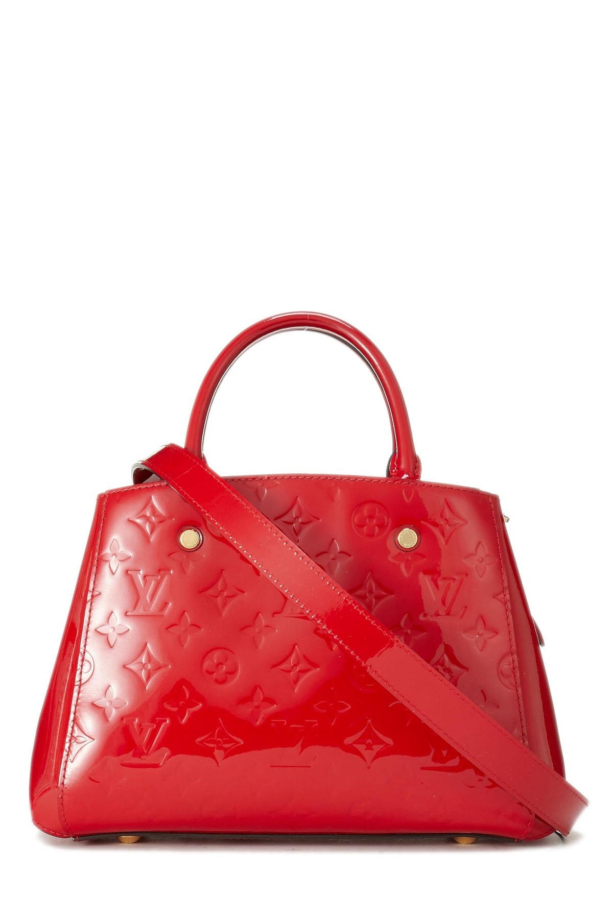 Louis Vuitton,  Cerise Vernis Montaigne BB, Red