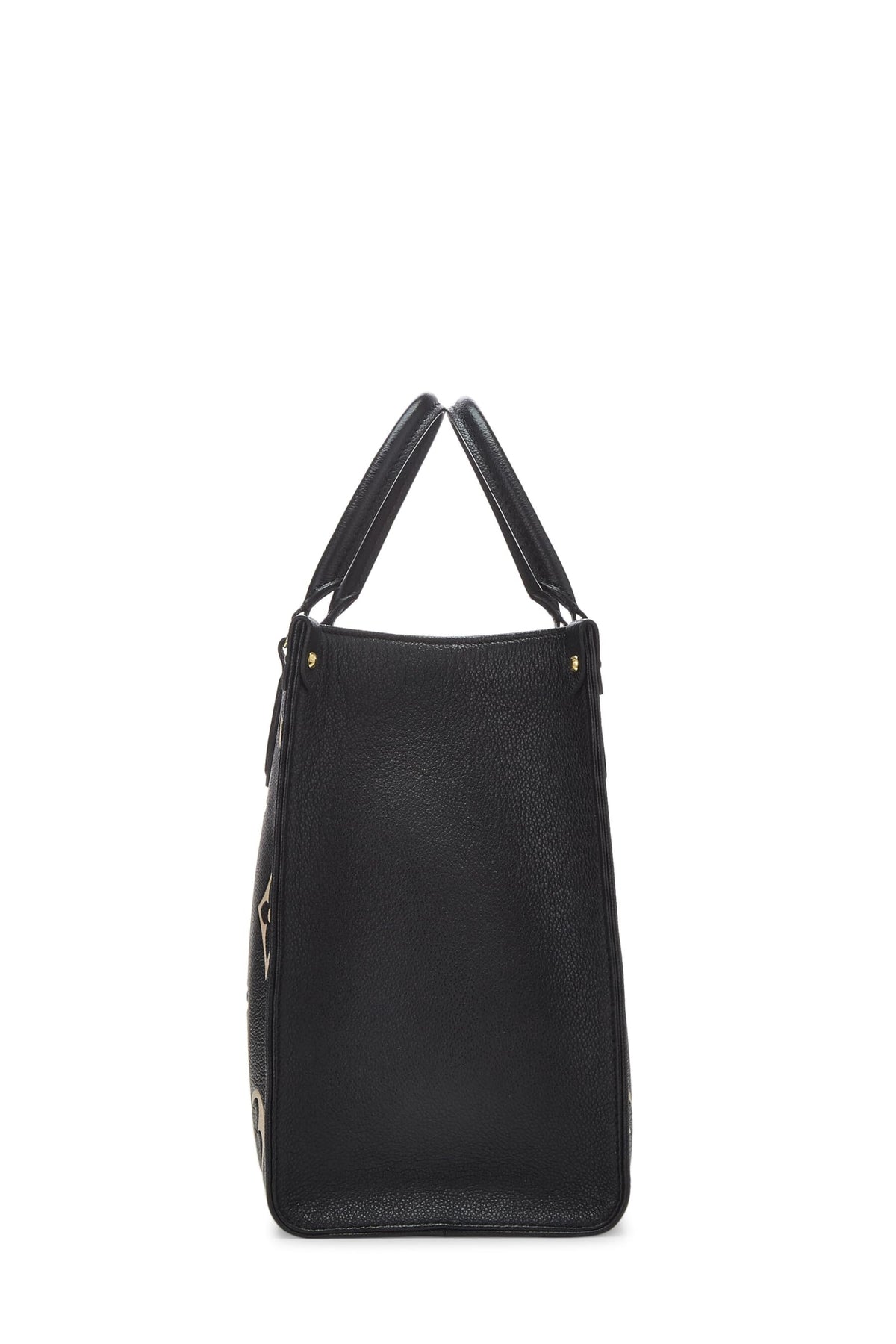 Louis Vuitton,  Black Giant Monogram Empreinte On The Go MM, Black