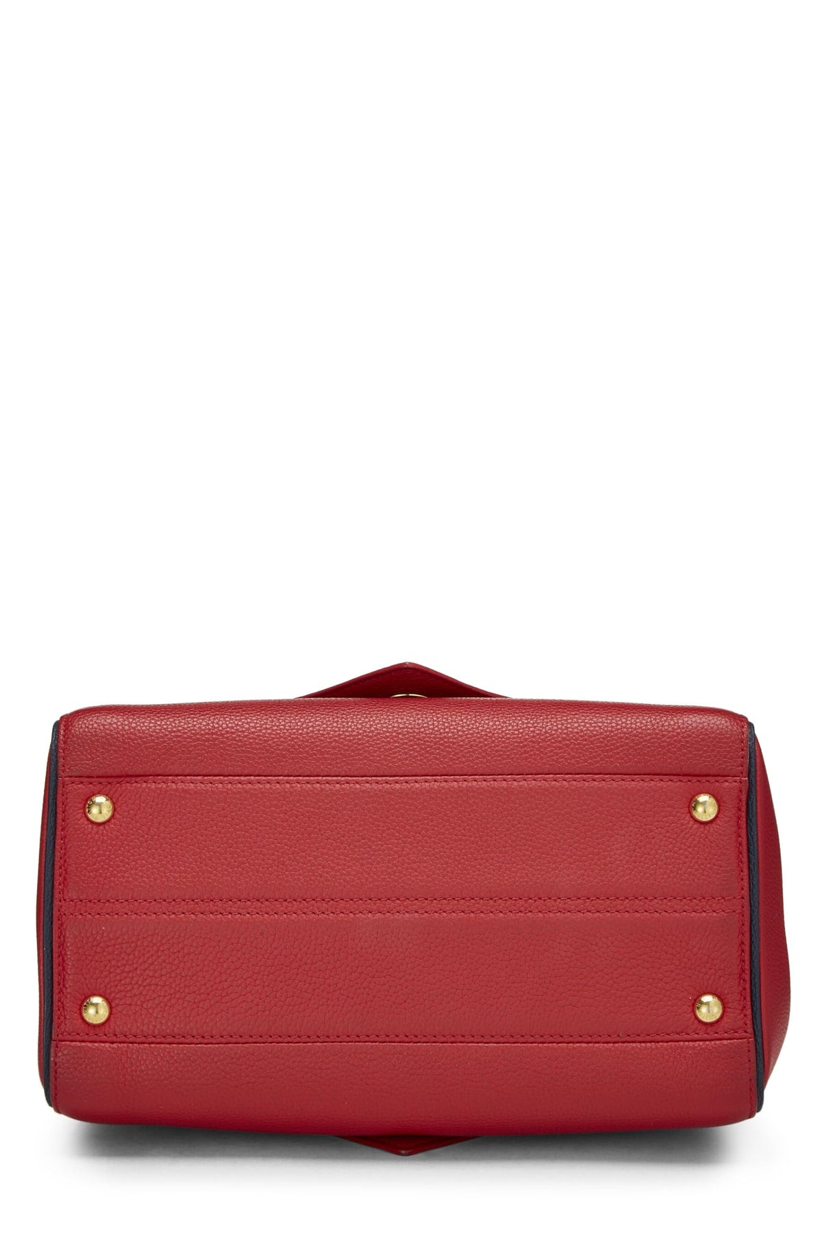 Louis Vuitton,  Red Monogram Leather Double V Bag, Red