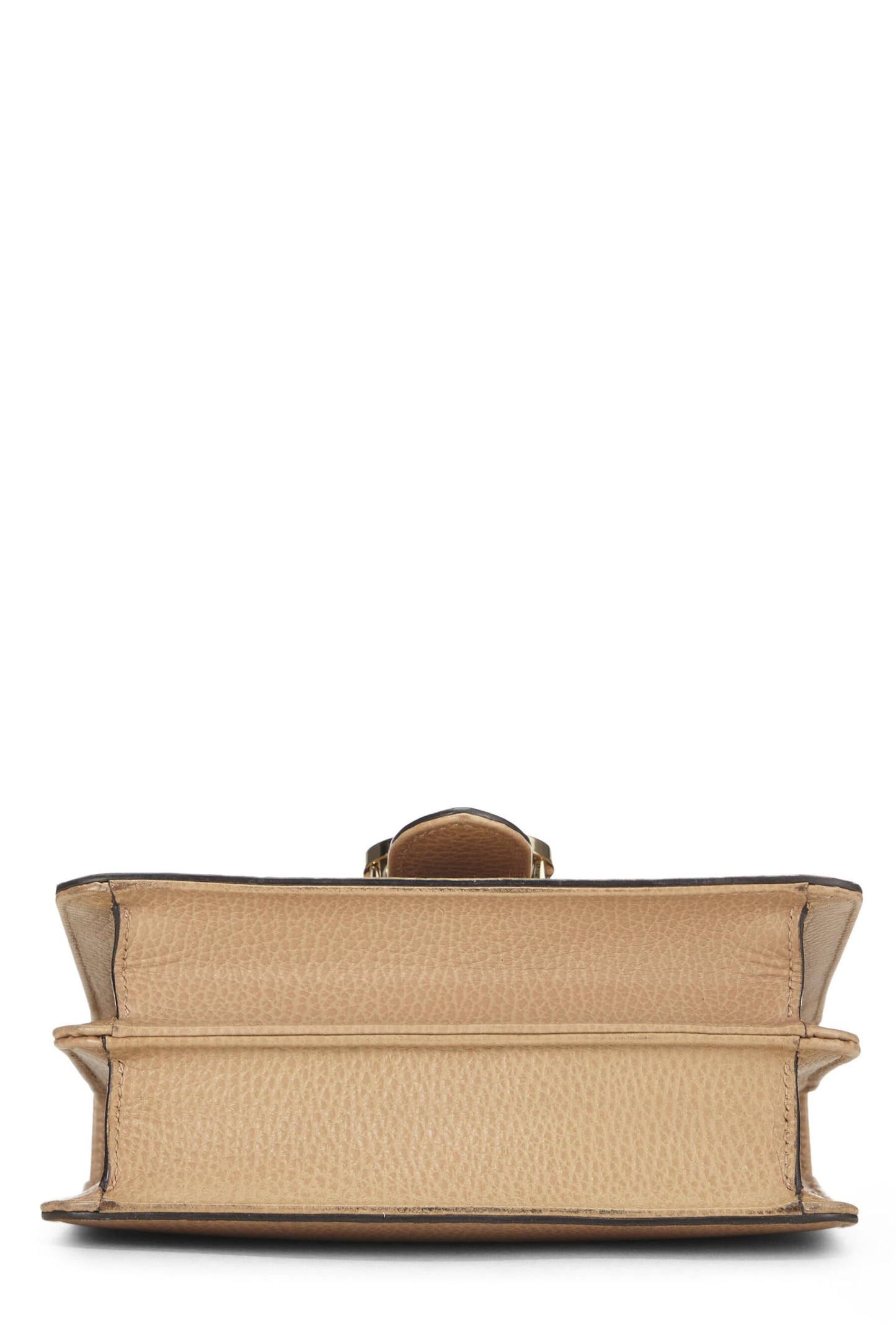 Gucci, Beige Leather Interlocking Crossbody Small, Beige