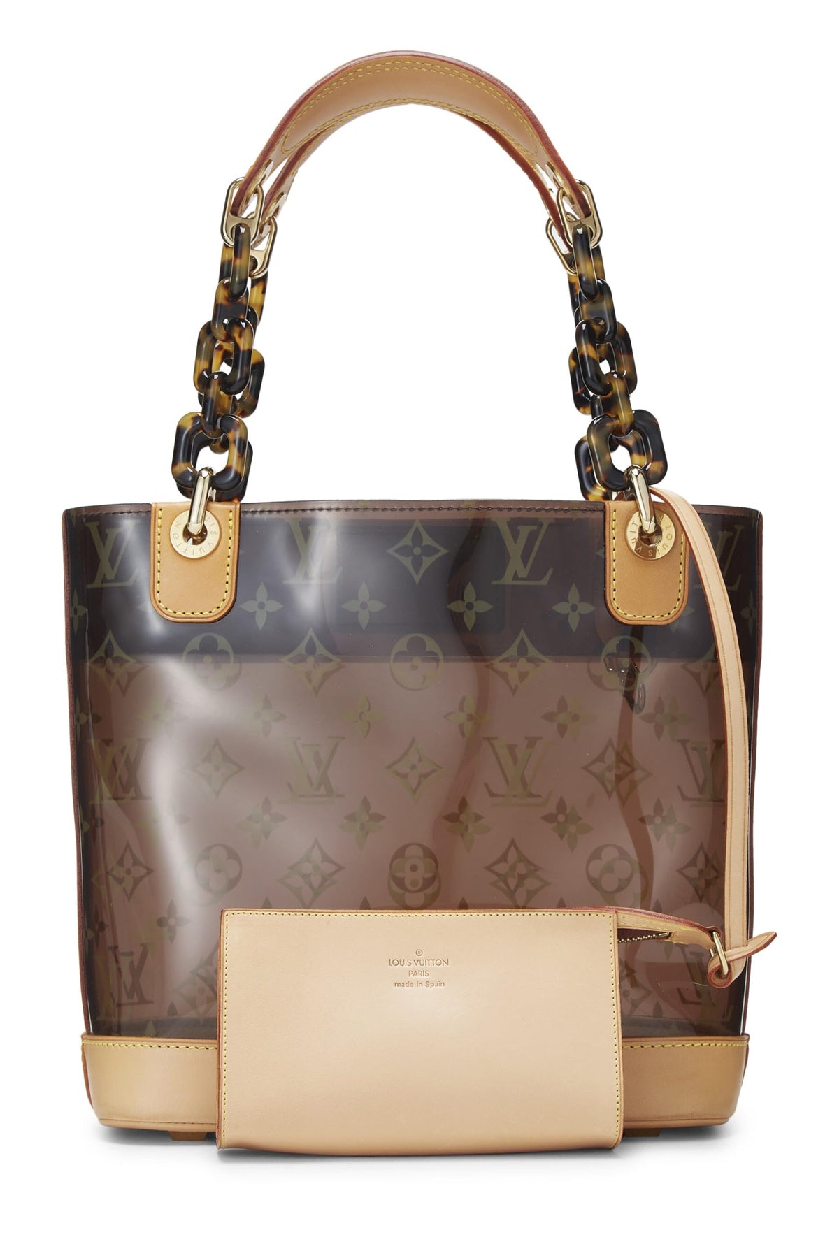Louis Vuitton,  Monogram Ambre Vinyl Cabas PM, Brown