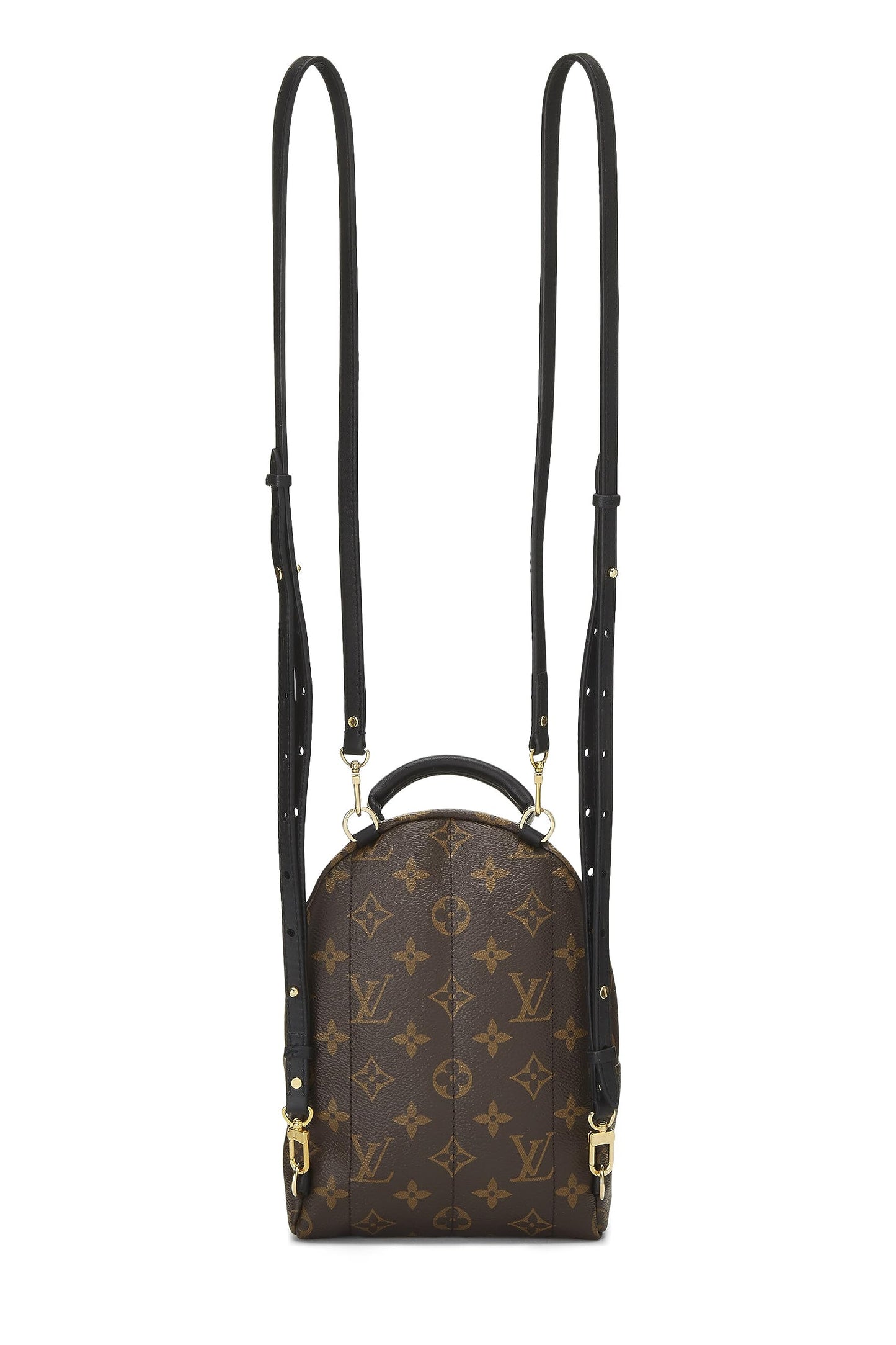 Louis Vuitton,  Monogram Canvas Palm Springs Backpack Mini, Brown